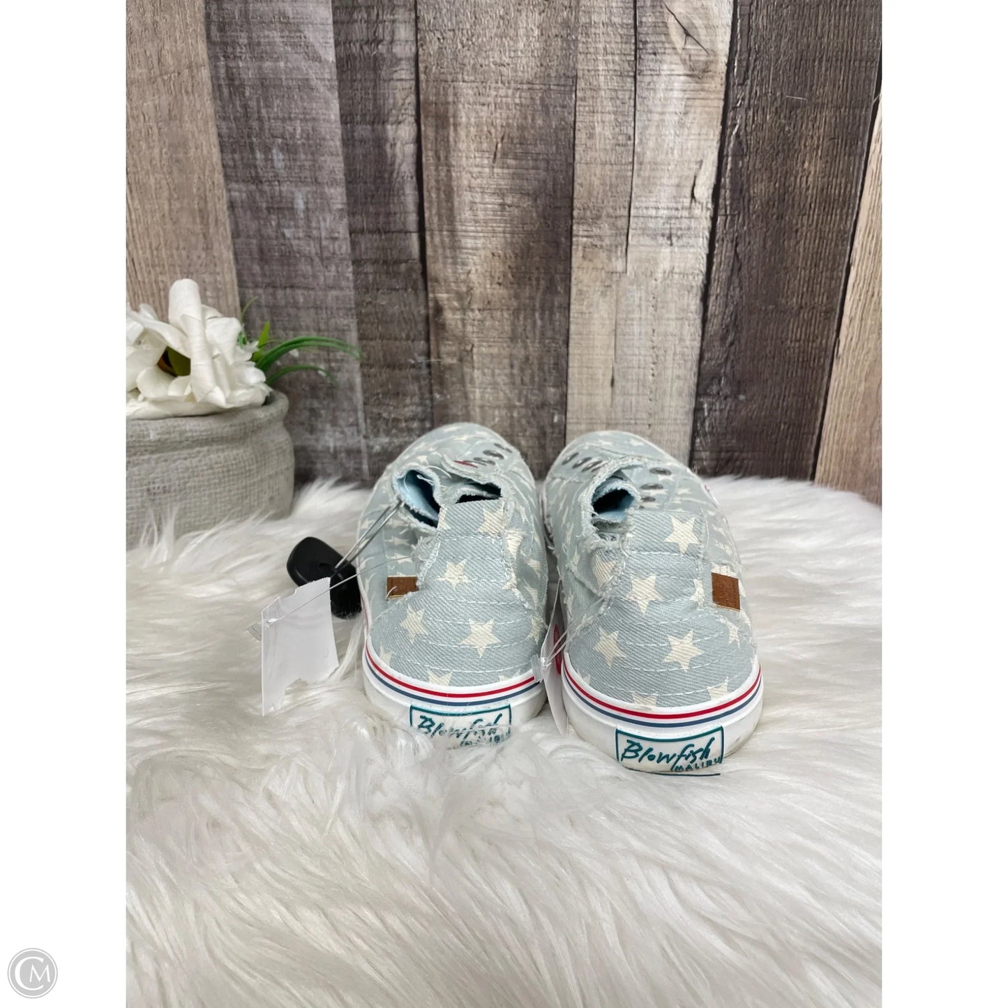 Shoes Sneakers By Blowfish In Blue & White, Size: 9.5