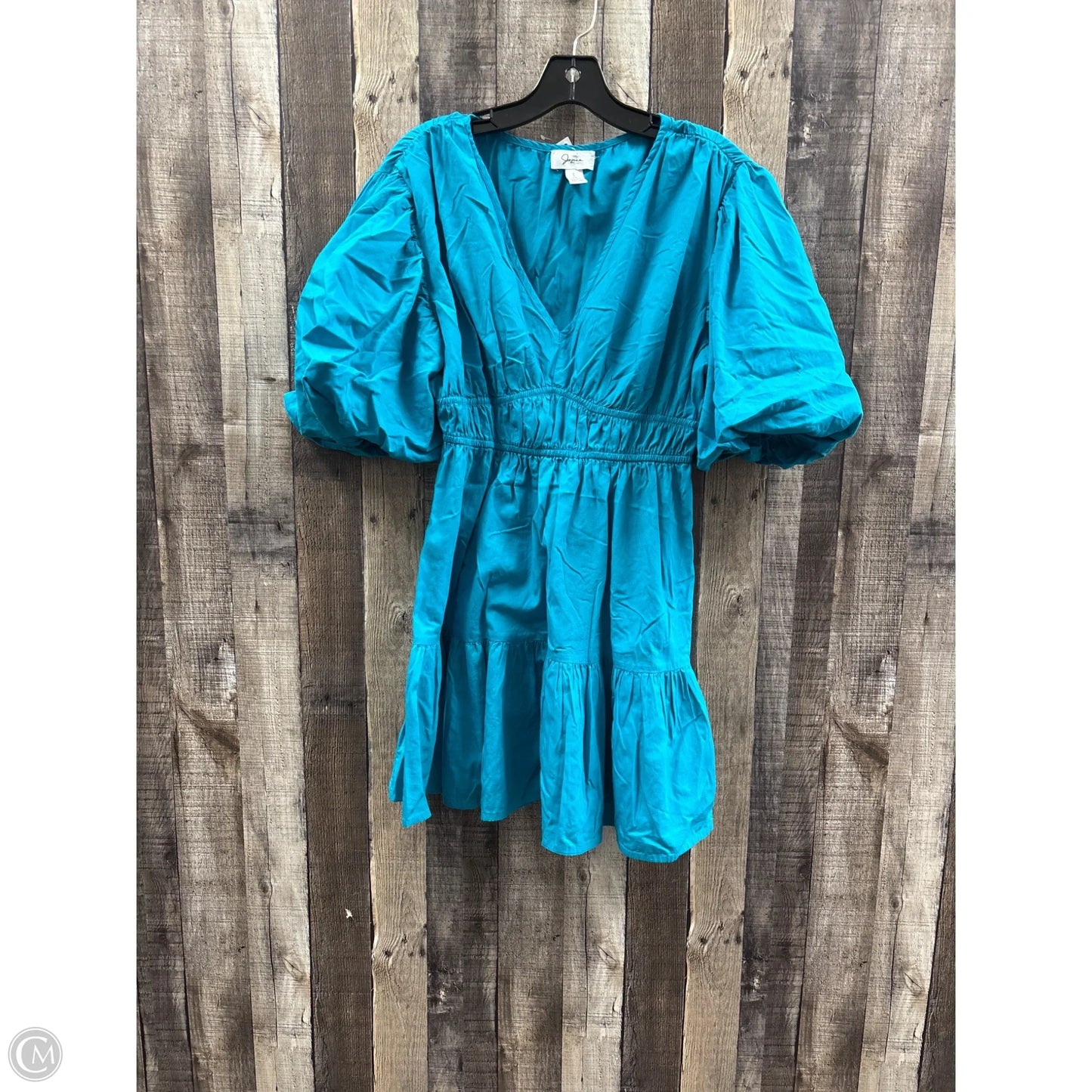 Dress Casual Short By Japna In Teal, Size: L