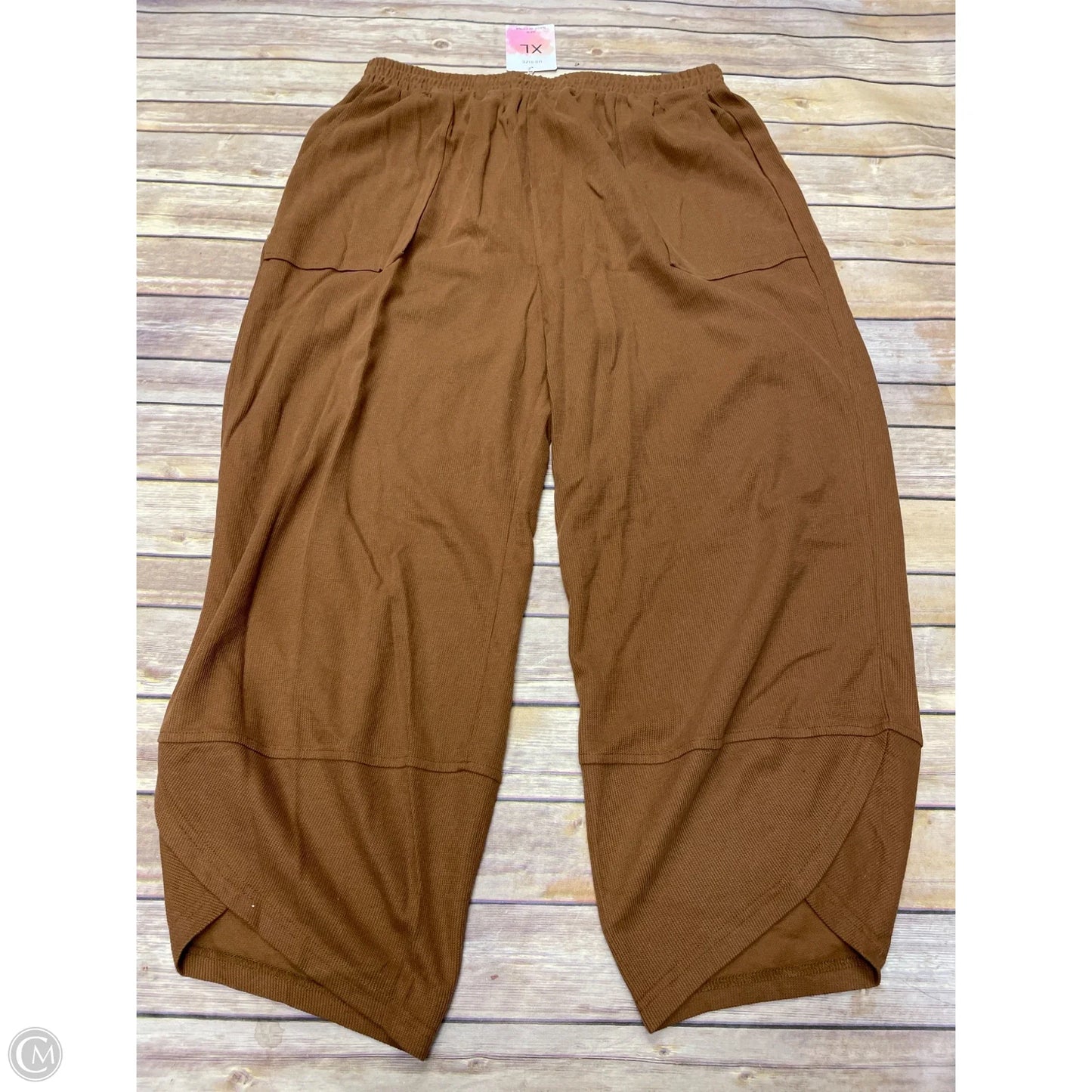 Pants Linen By Cme In Bronze, Size: Xl