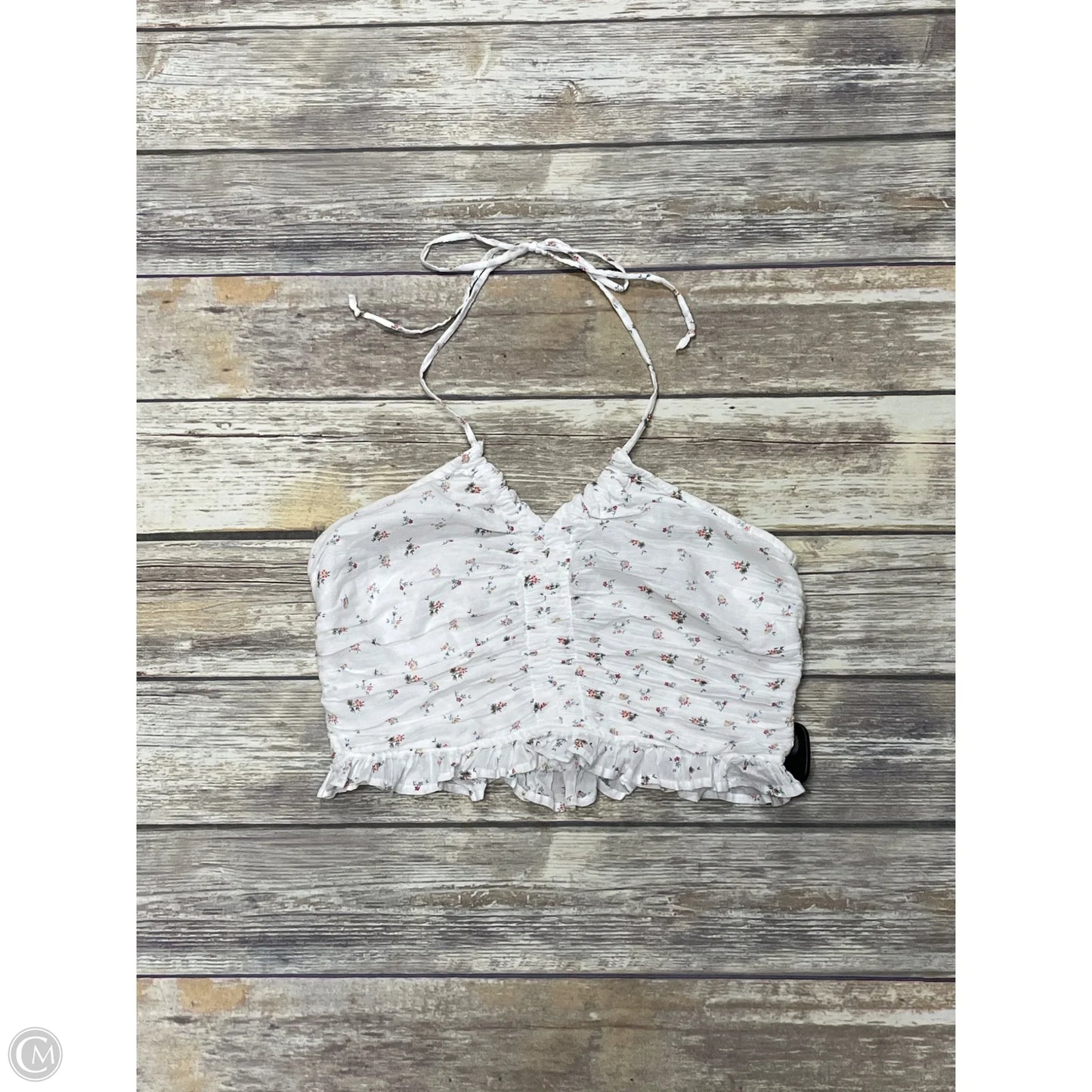 Top Sleeveless By American Eagle In Floral Print, Size: M