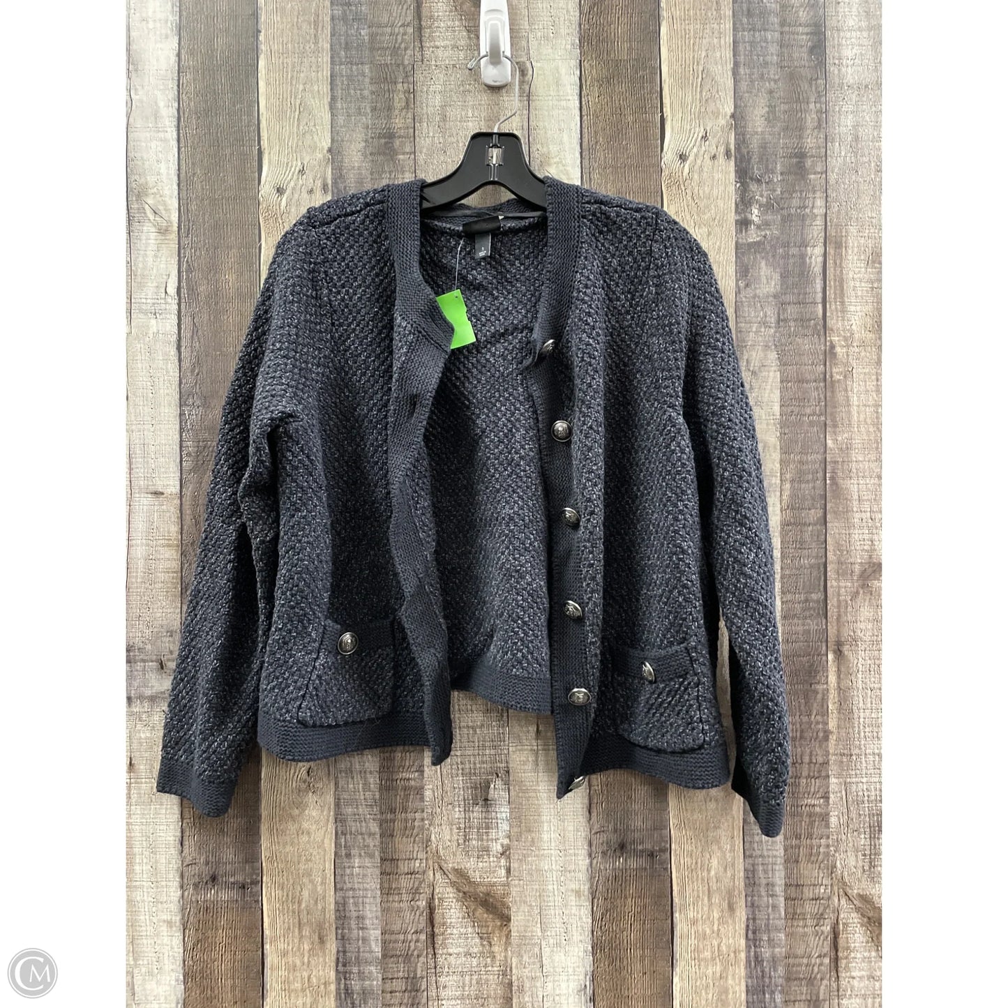 Sweater Cardigan By Torrid In Black, Size: 1x