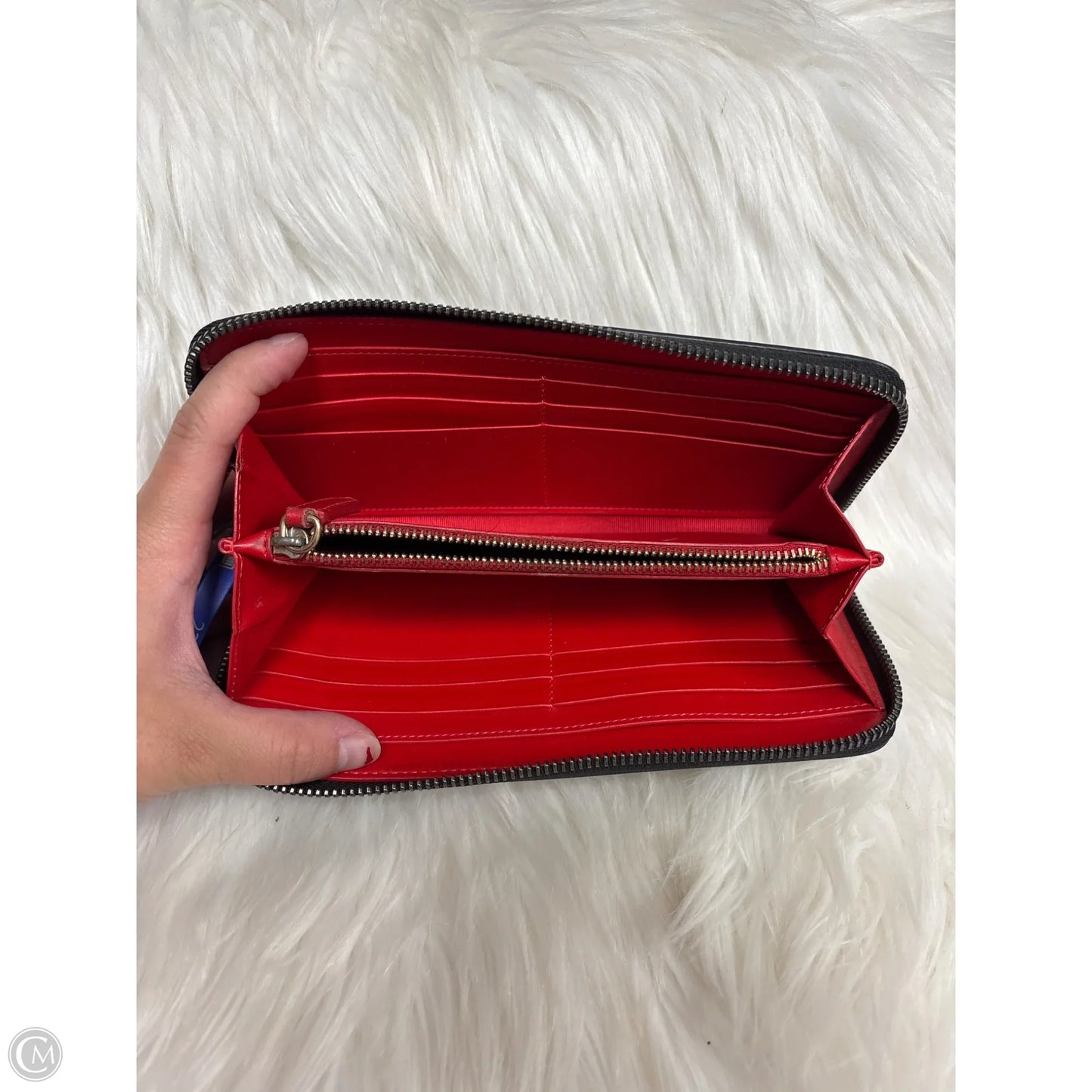 Wallet Luxury Designer By Christian Louboutin, Size: Medium