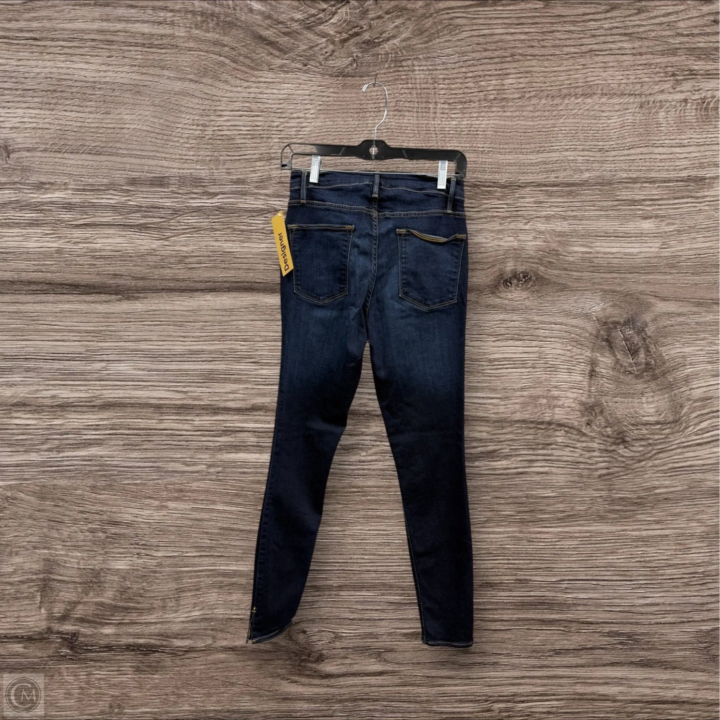 Jeans Skinny By Frame In Blue Denim, Size: 6