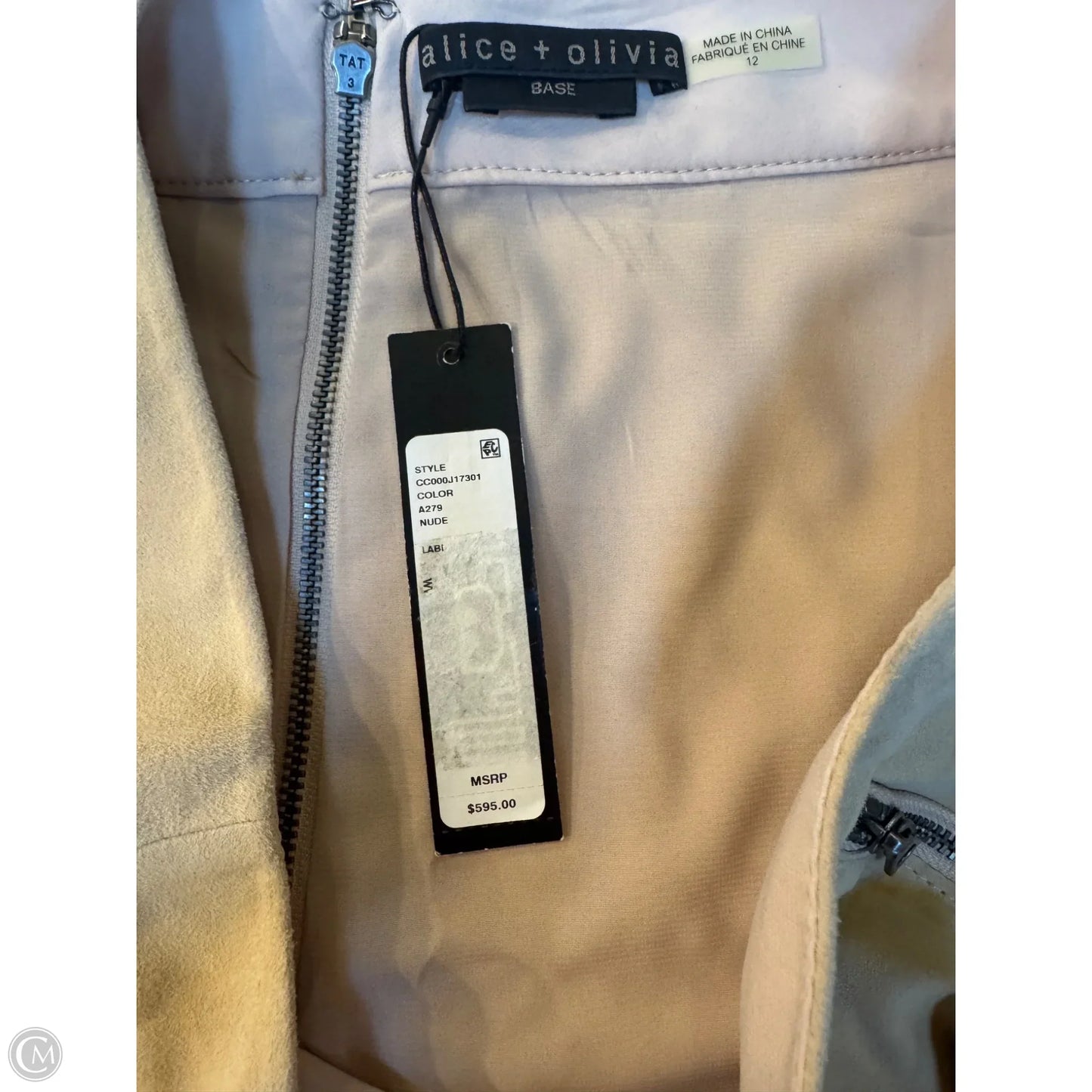 Skirt Designer By Alice + Olivia In Tan, Size: 12