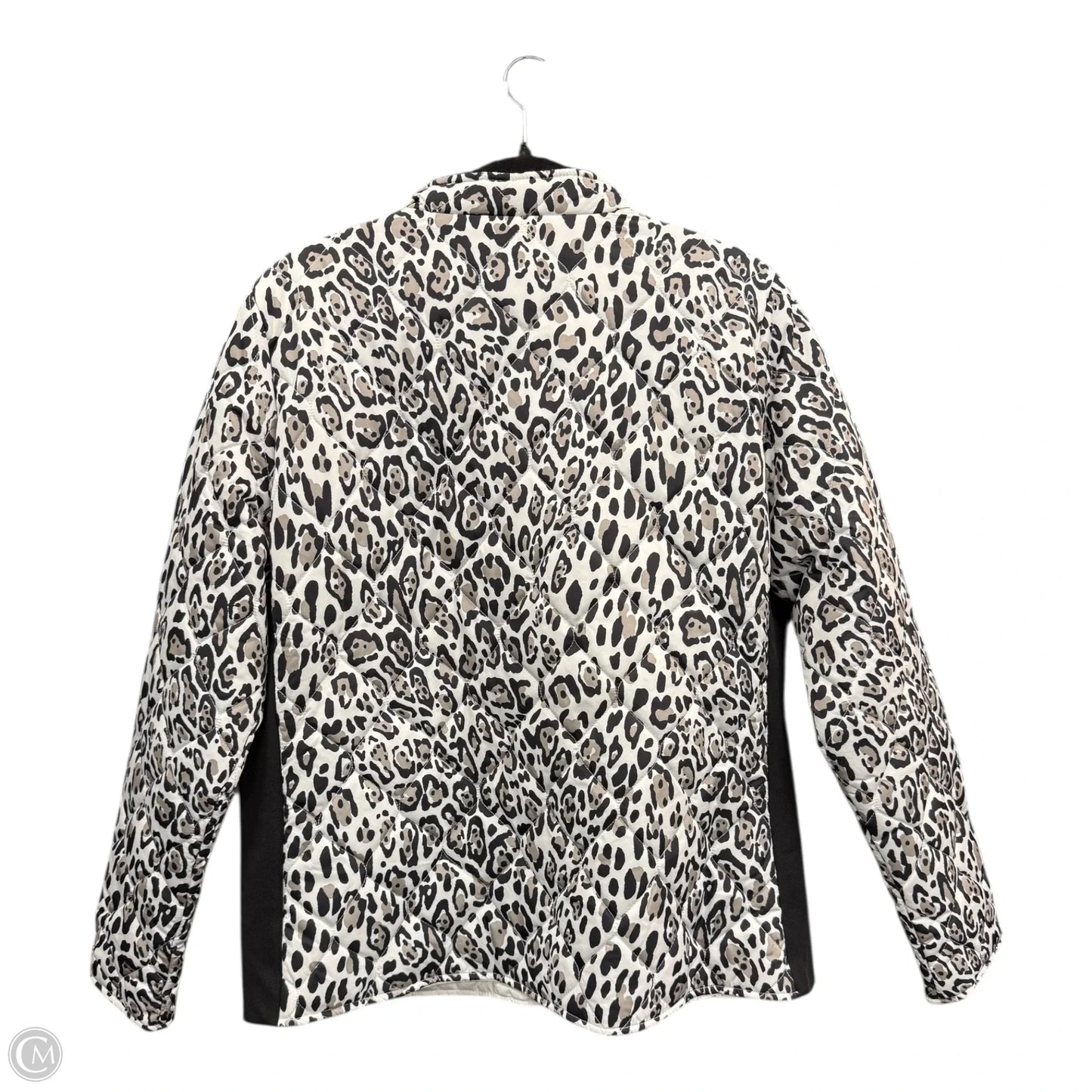 Jacket Puffer & Quilted By Kim Rogers In Animal Print, Size: Xl