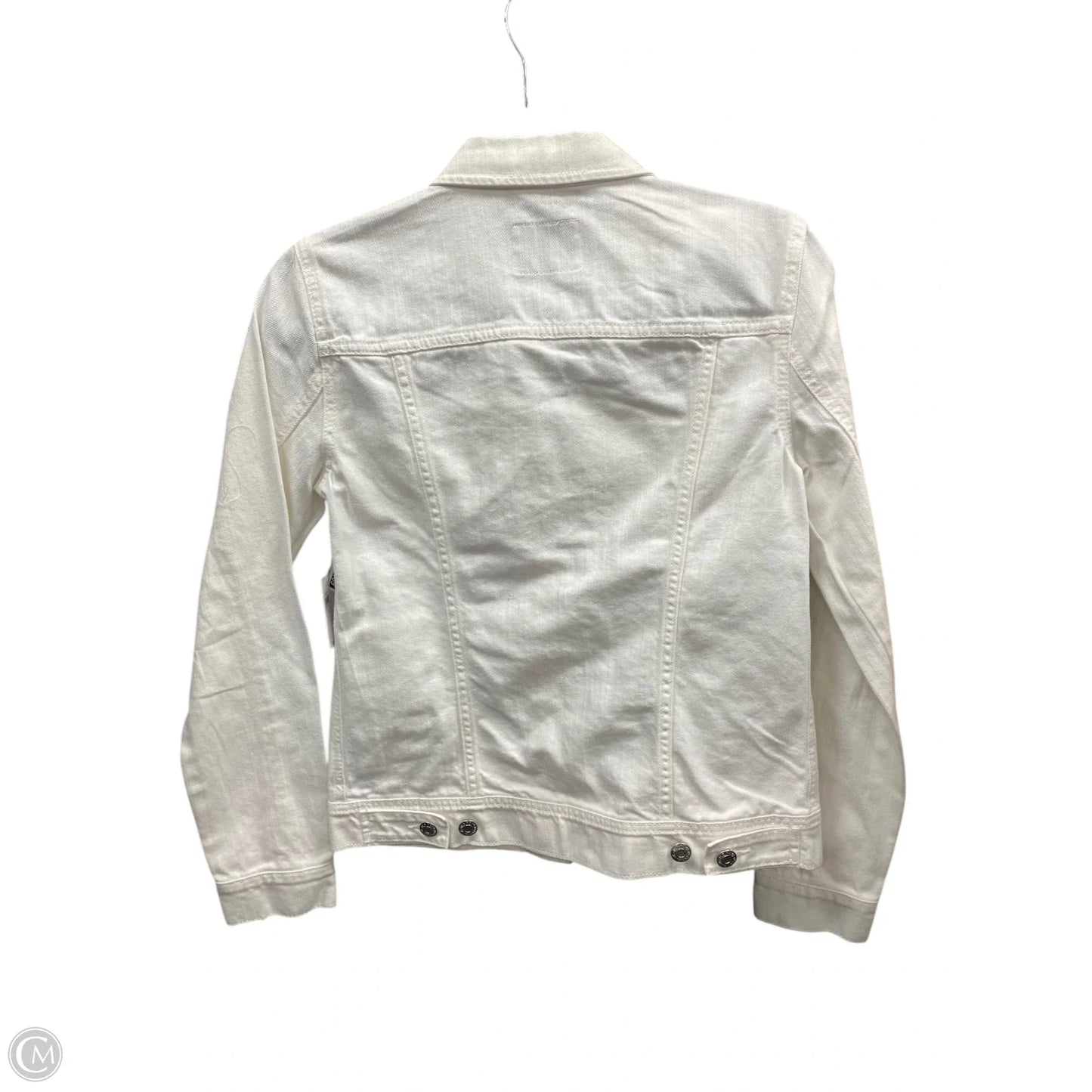Jacket Denim By Old Navy In White, Size: S