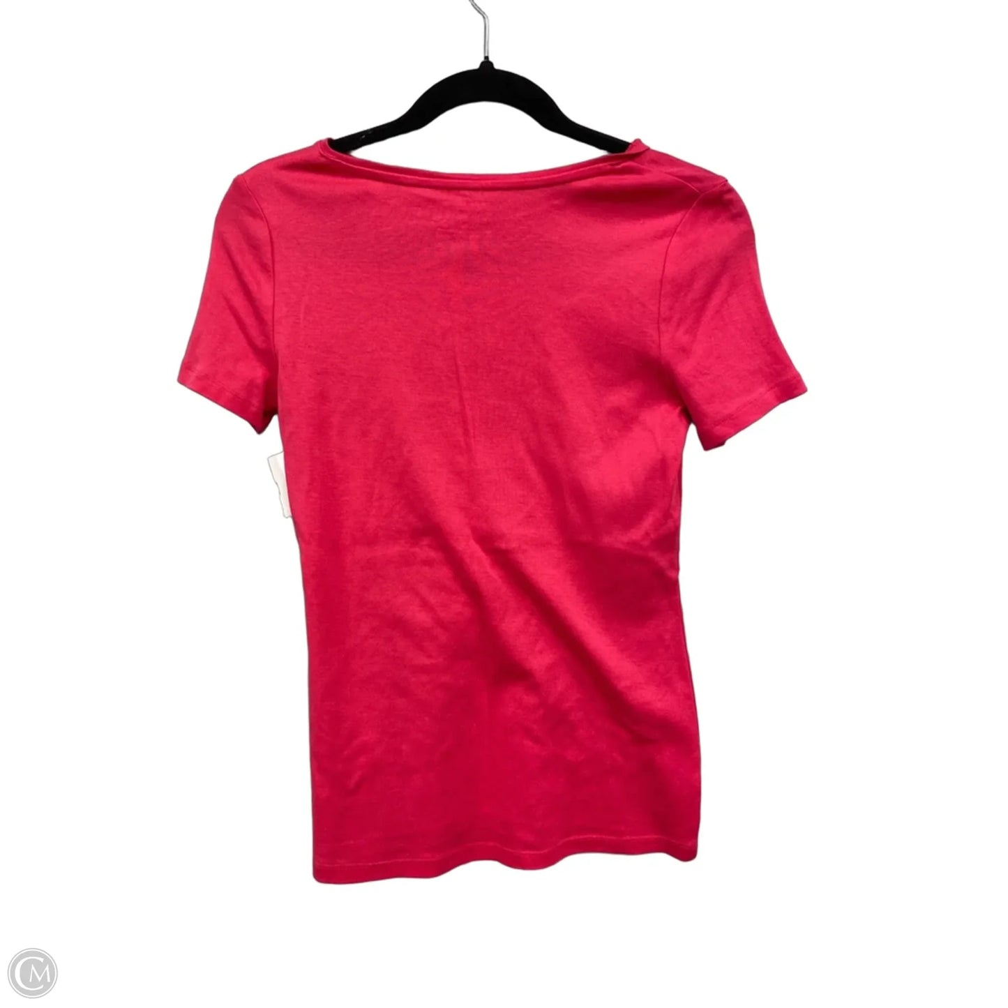 Top Short Sleeve Basic By Talbots In Pink, Size: Xs
