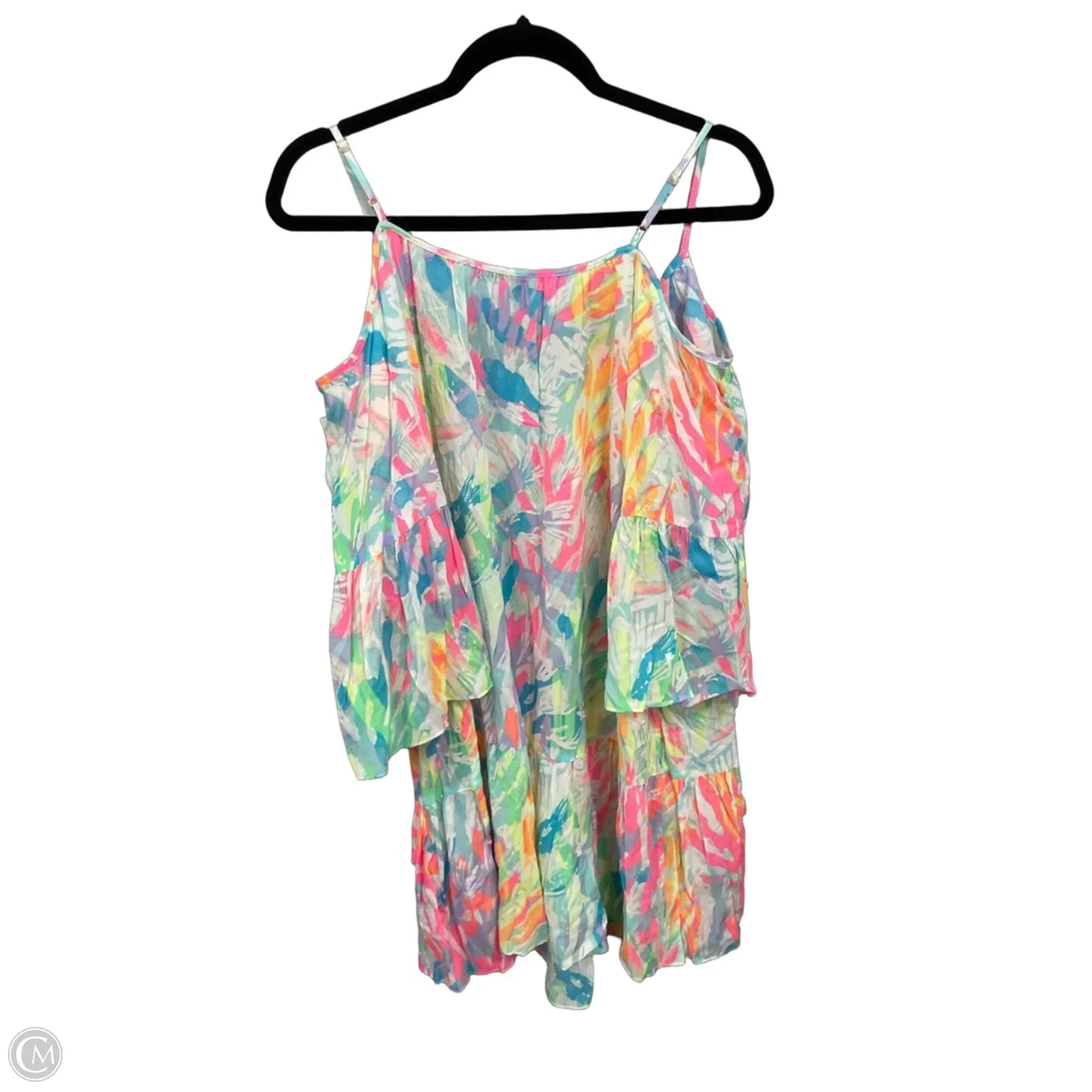 Dress Designer By Lilly Pulitzer In Green & Pink, Size: Xs