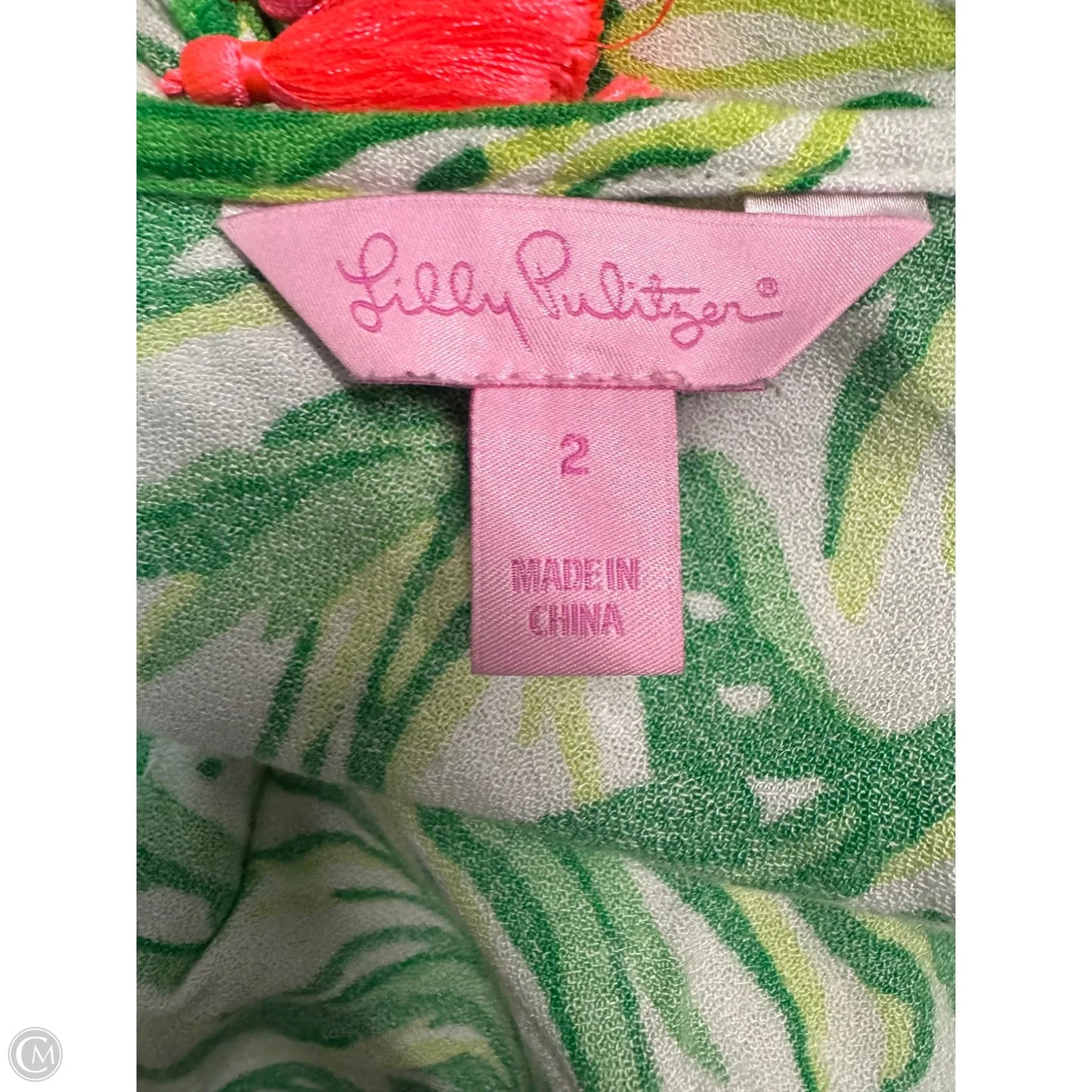 Lounge Set Designer By Lilly Pulitzer In Green & White, Size: 2