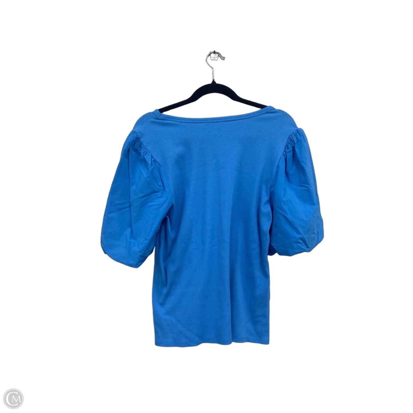 Top Short Sleeve By Time And Tru In Blue, Size: Xxl