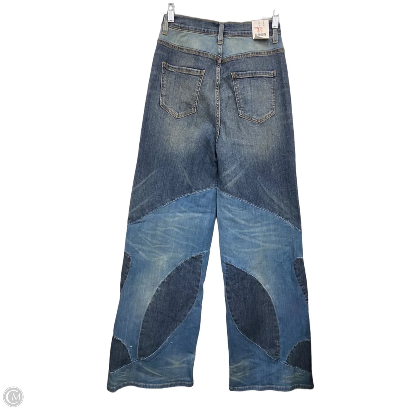 Jeans Wide Leg By Clothes Mentor In Blue Denim, Size: M