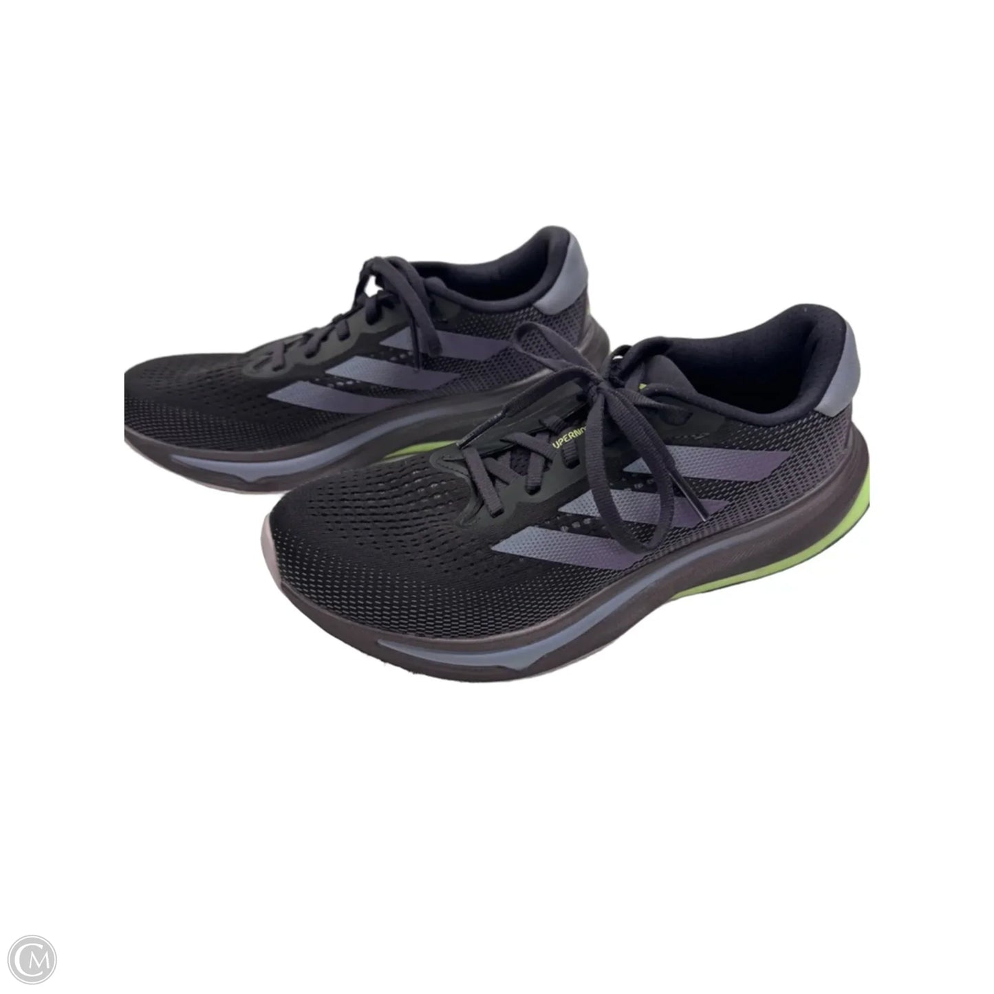 Shoes Athletic By Adidas In Black & Purple, Size: 7