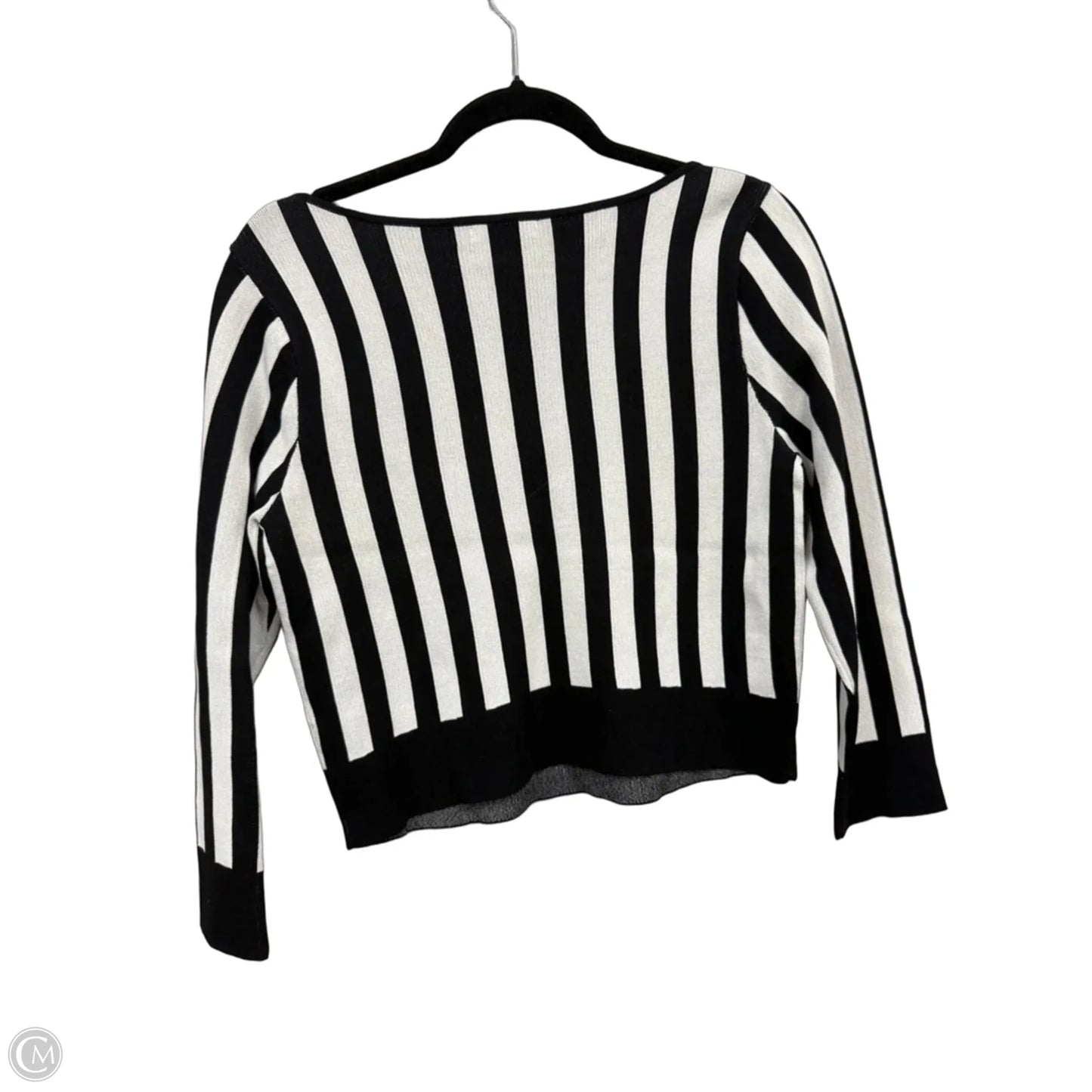 Sweater By Eva Mendes In Black & White, Size: M