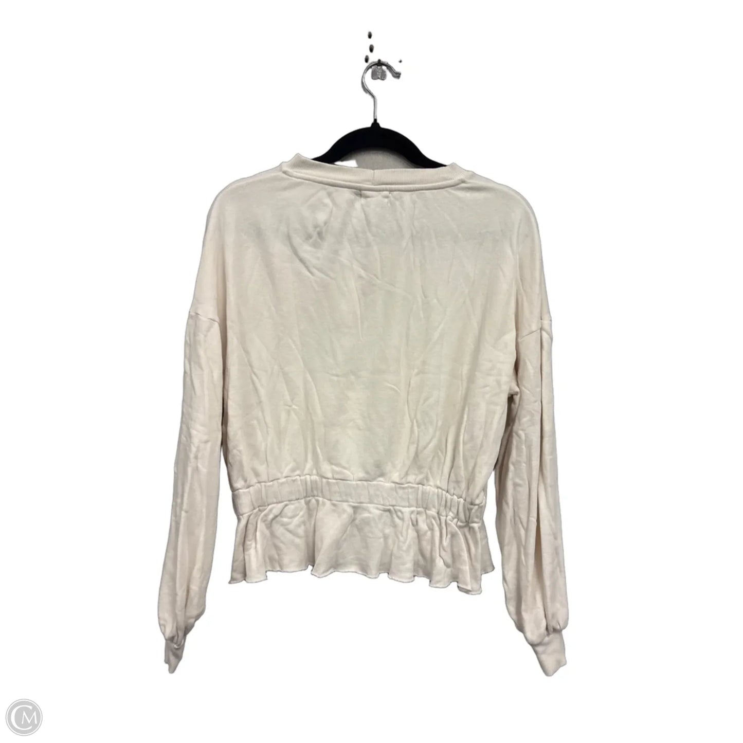 Sweatshirt Crewneck By Nation In Cream, Size: Xs