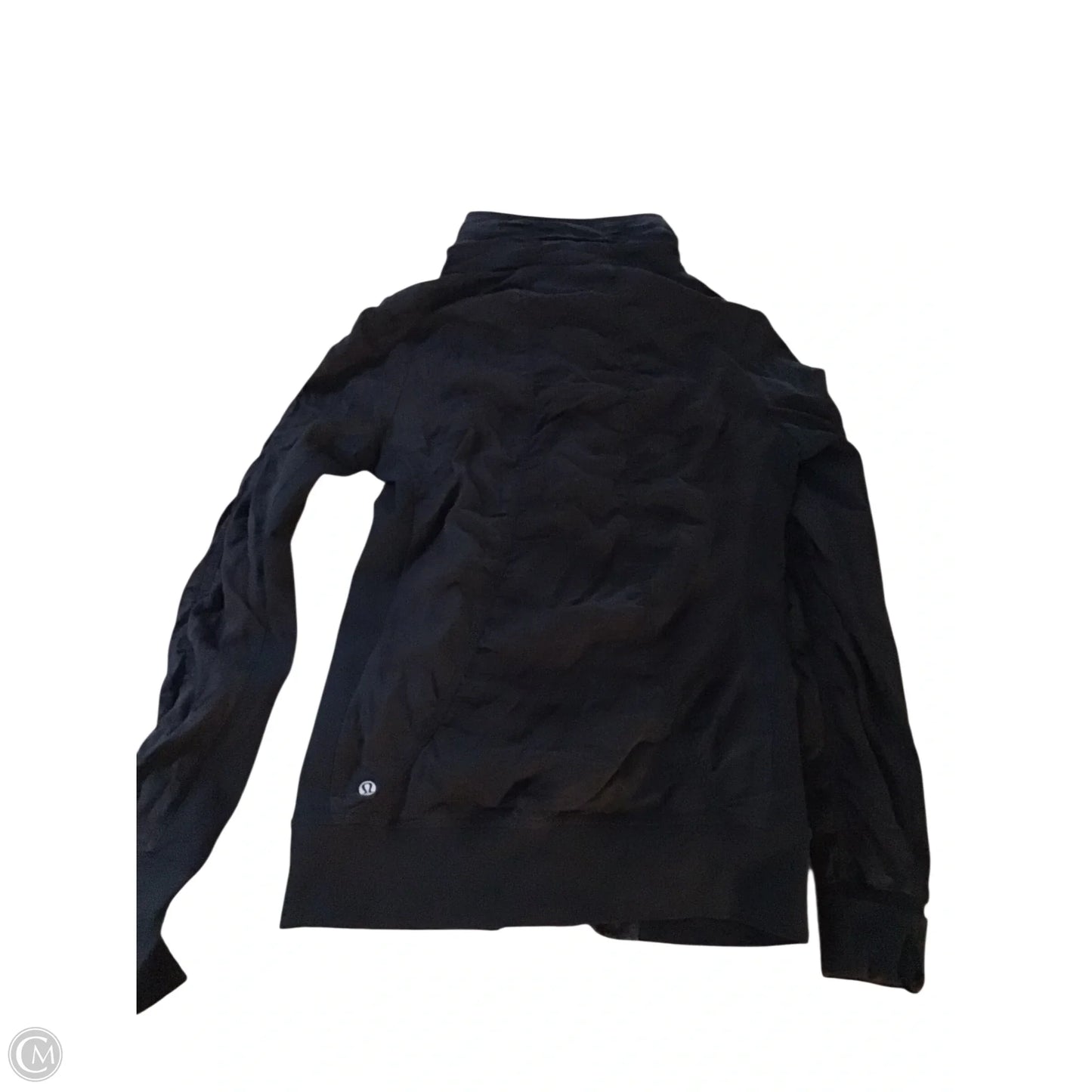 Athletic Jacket By Lululemon In Black, Size: 6