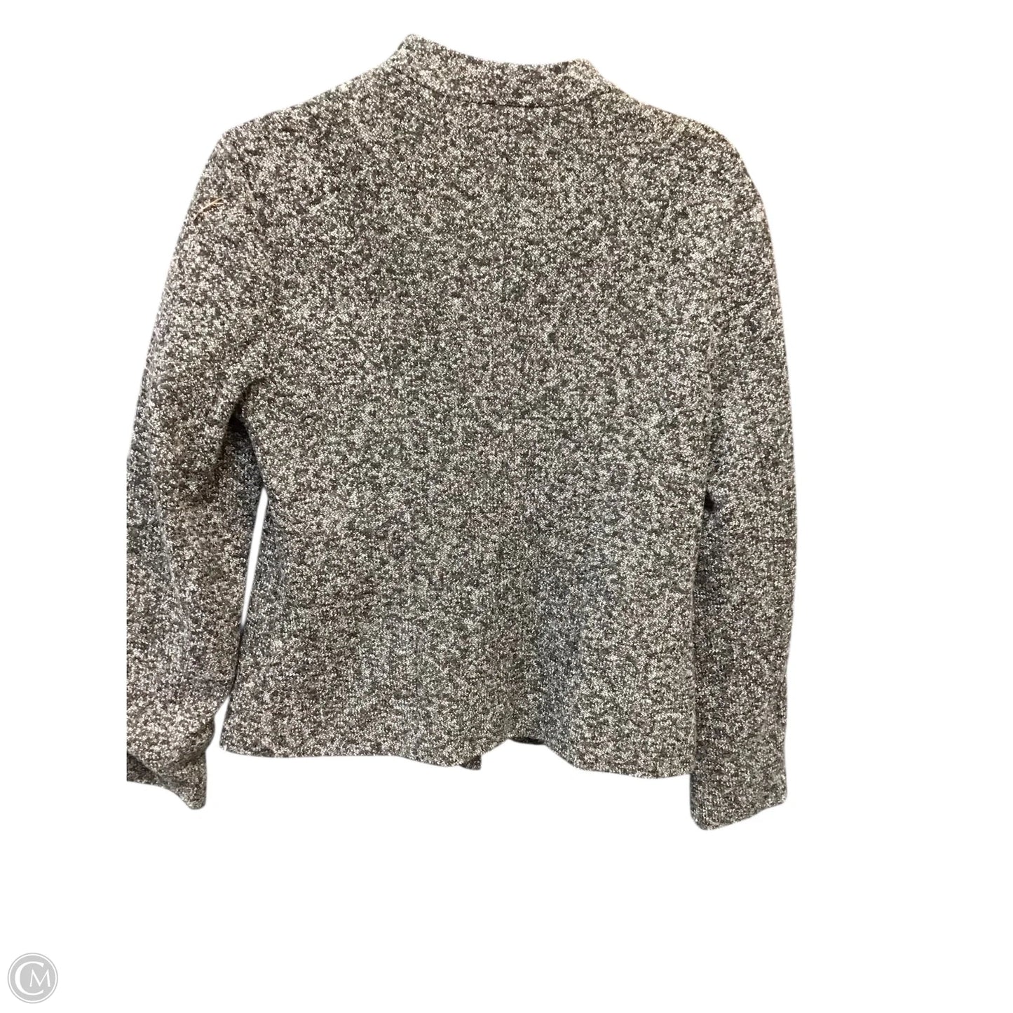 Jacket Moto By Peyton Jensen In Black & Grey, Size: M