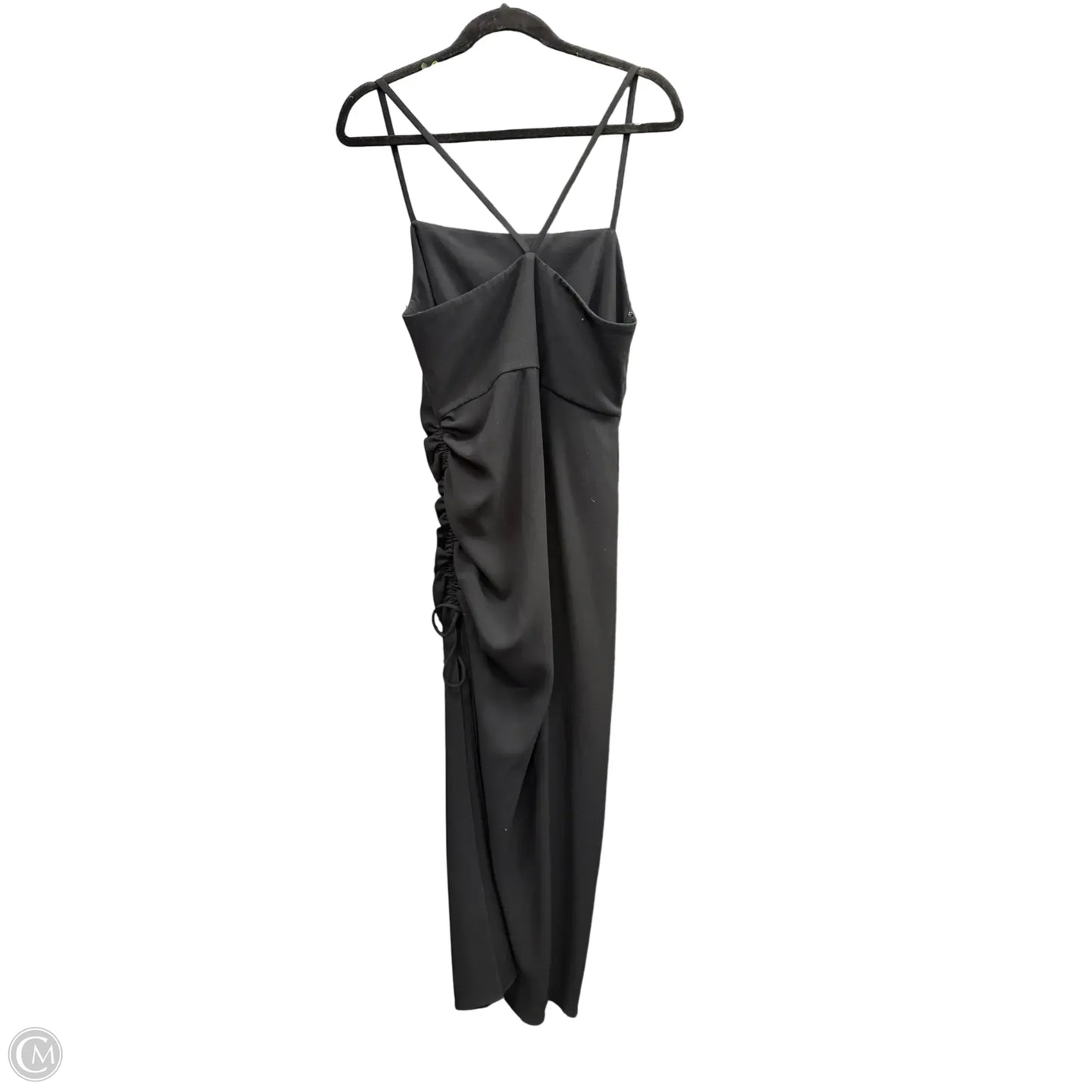 Dress Casual Midi By Zara In Black, Size: M