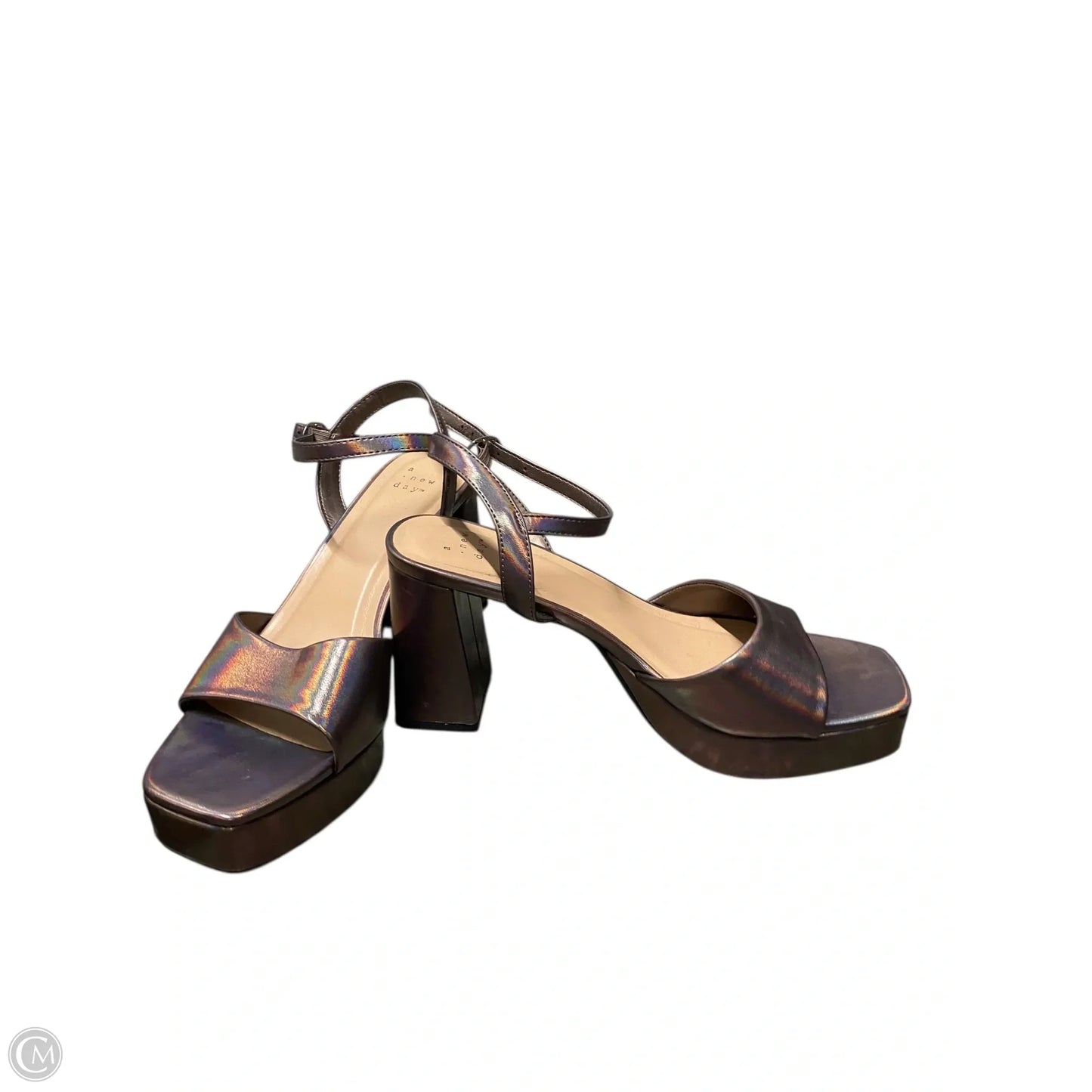 Shoes Heels Block By A New Day In Purple, Size: 9.5