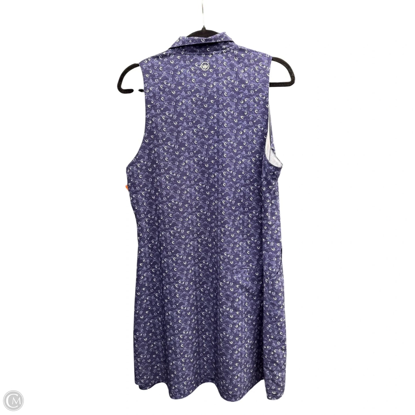 Athletic Dress By Peter Millar In Blue & White, Size: Xl