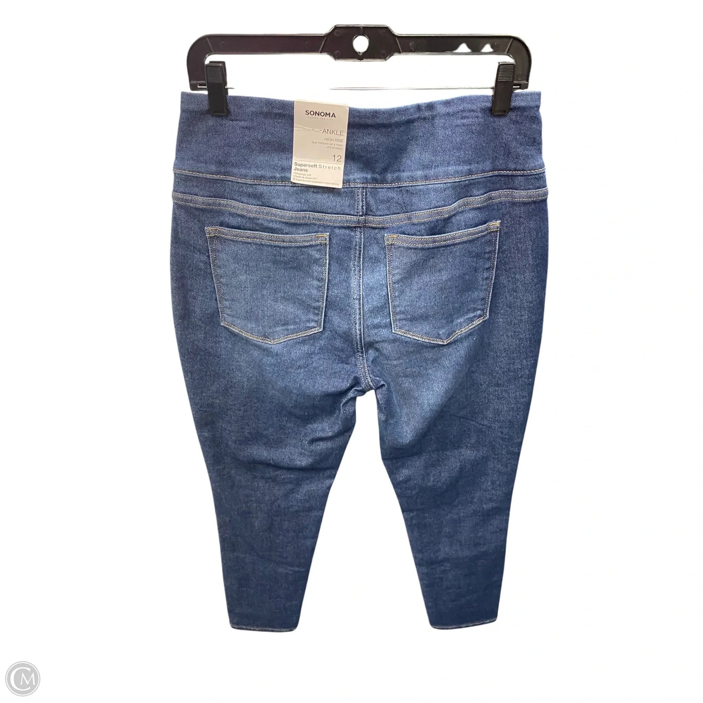 Jeans Skinny By Sonoma In Blue, Size: 12