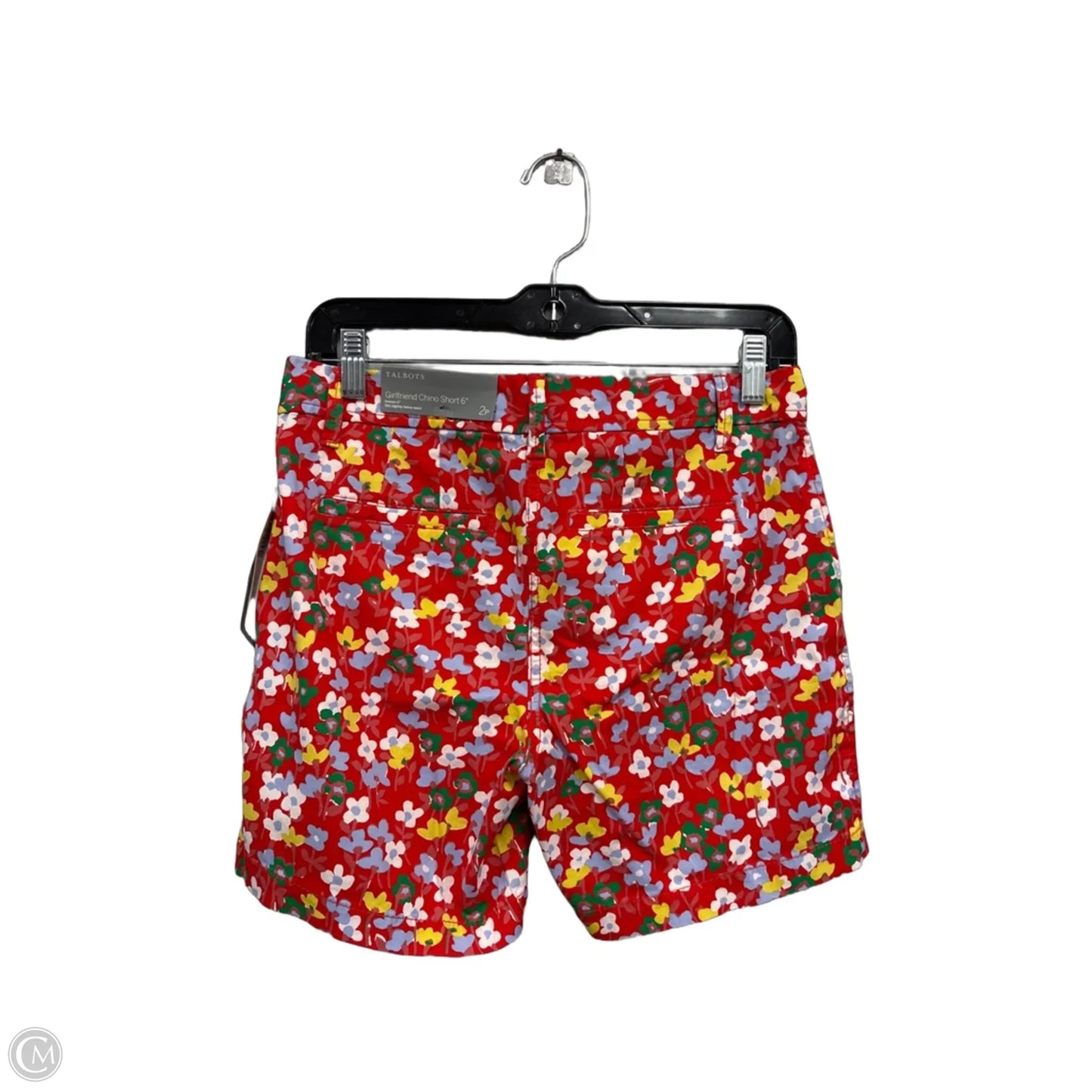 Shorts By Talbots In Red & Yellow, Size: 2p