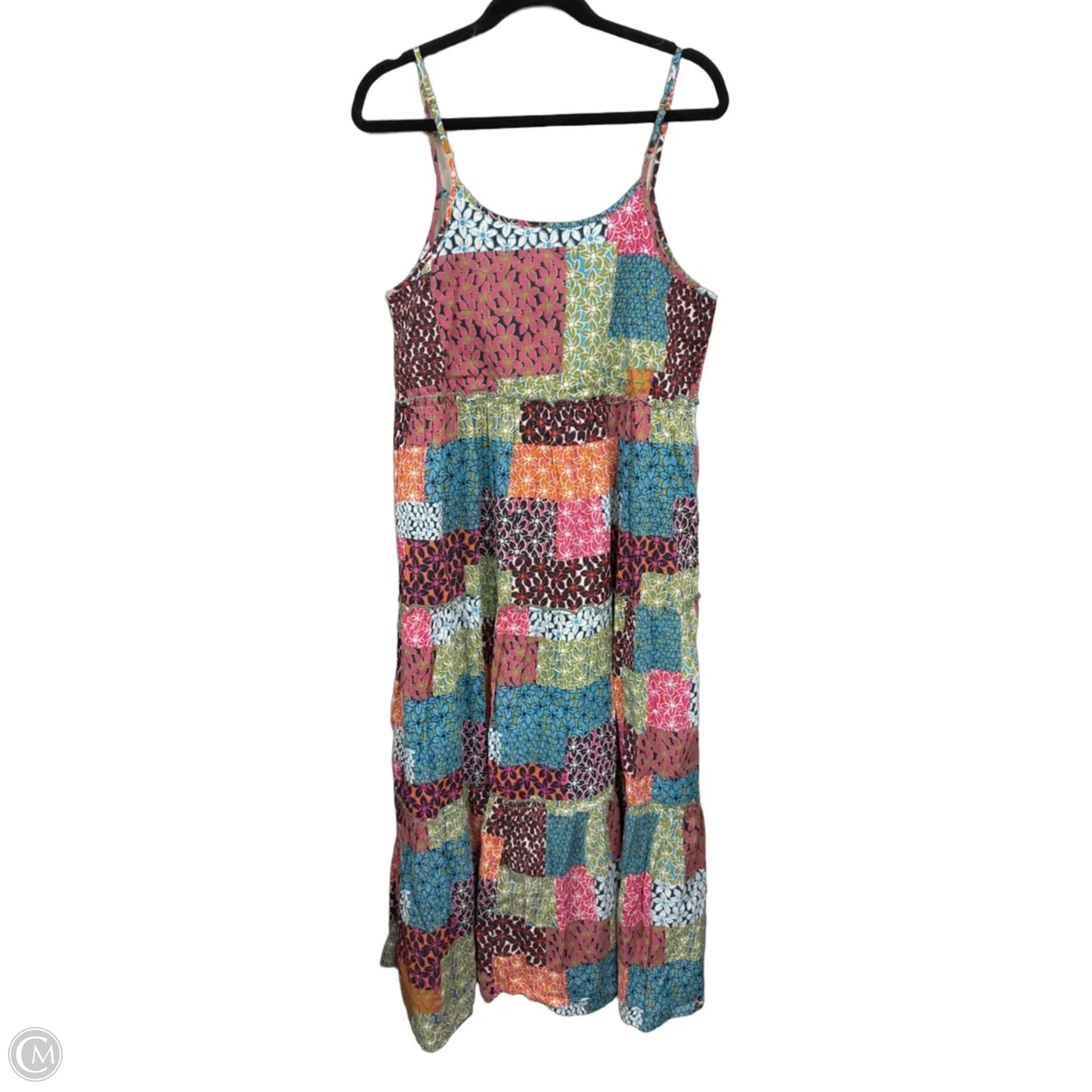 Dress Casual Midi By Natural Life In Blue & Pink, Size: M