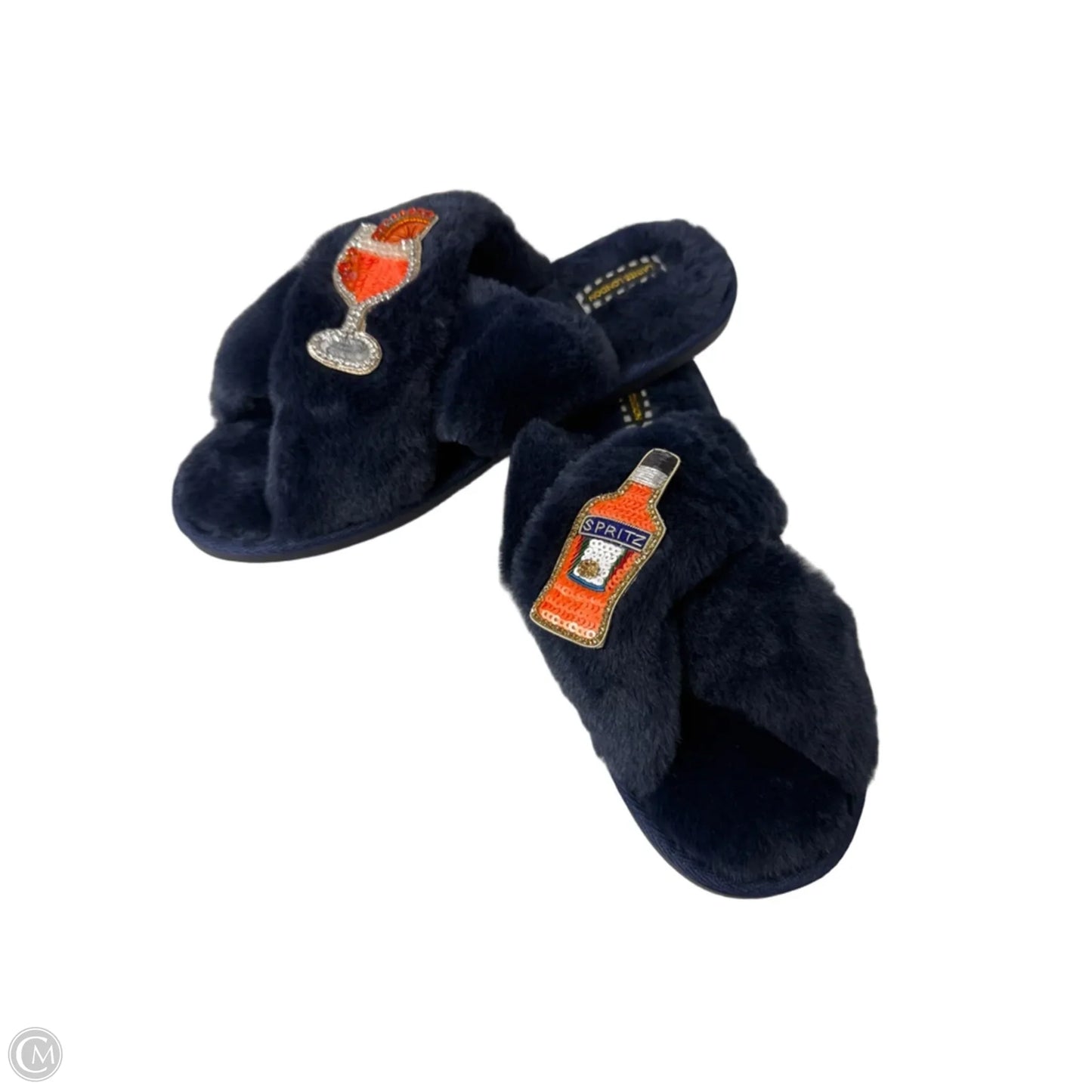 Slippers By Clothes Mentor In Blue & Orange, Size: 10