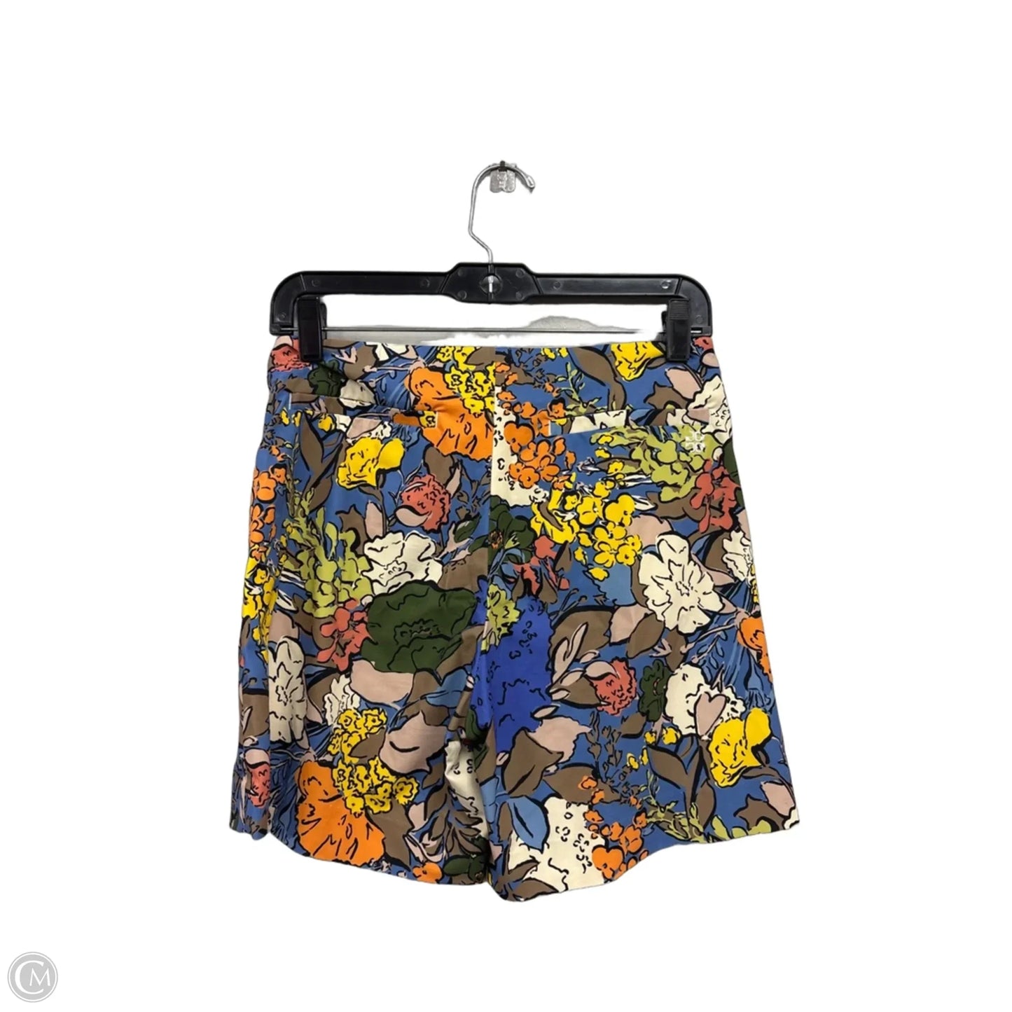 Skort Designer By Tory Burch In Blue & Orange, Size: Xs