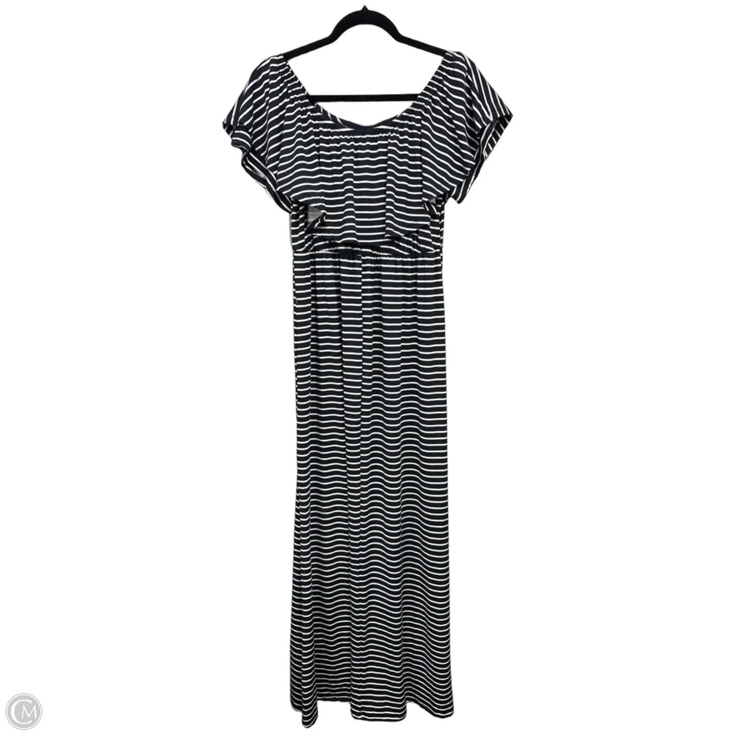 Dress Casual Maxi By Mary Square In Black & White, Size: L