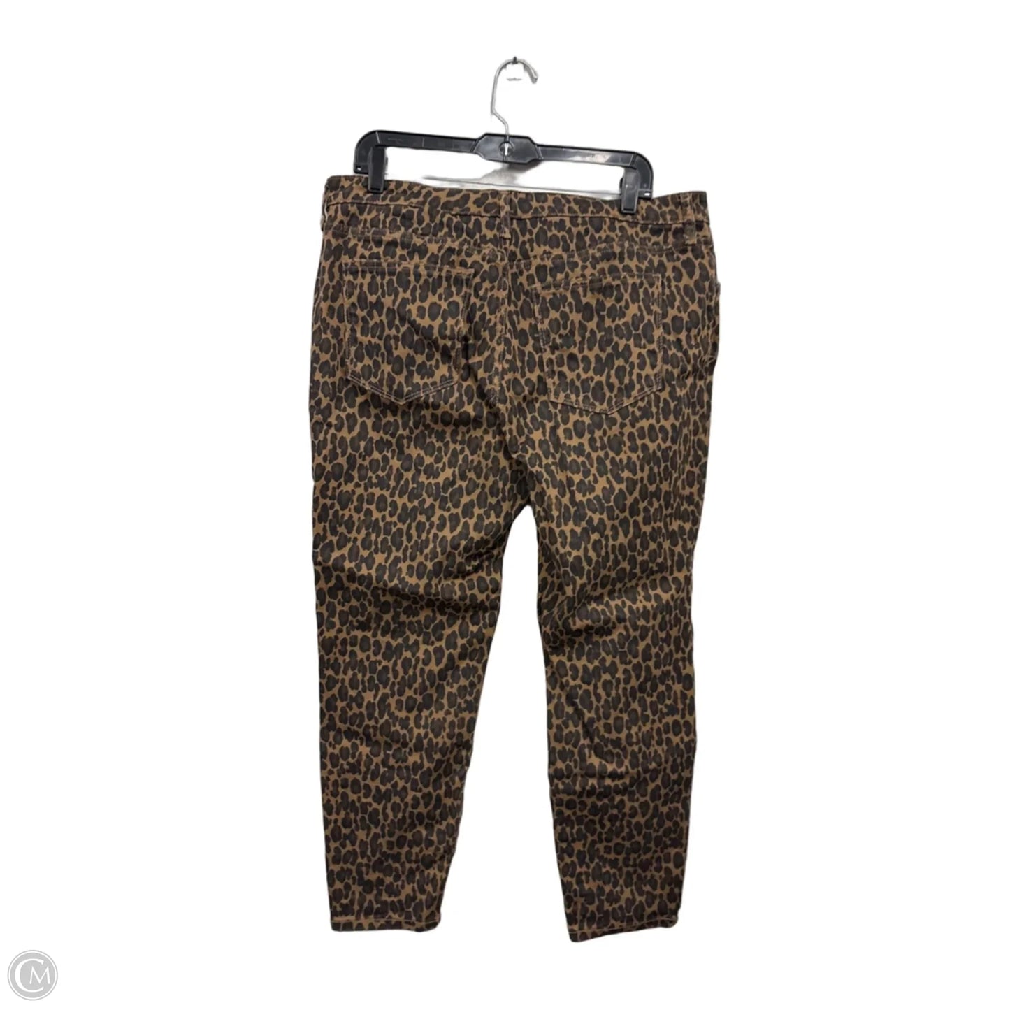 Jeans Skinny By New Directions In Black & Brown, Size: 16