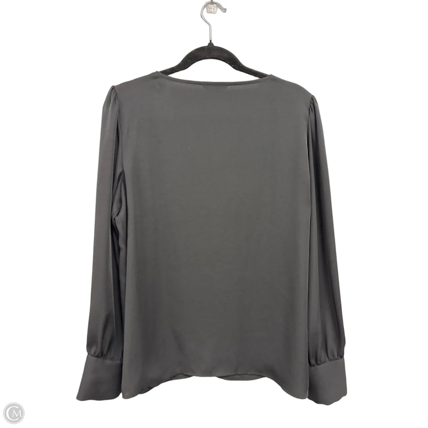 Blouse Long Sleeve By Express In Black, Size: L