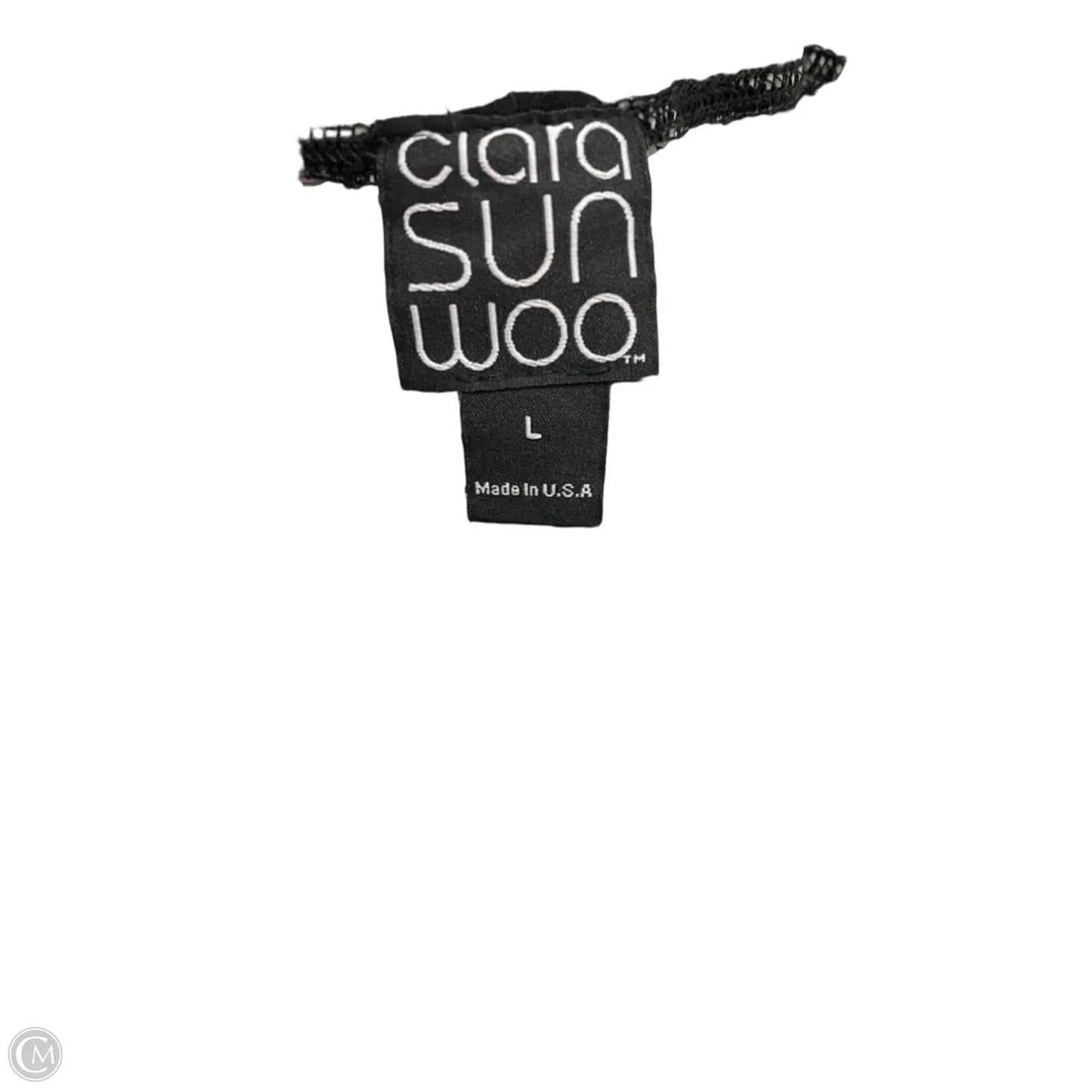 Pants Wide Leg By Clara Sun Woo In Black & Cream, Size: L