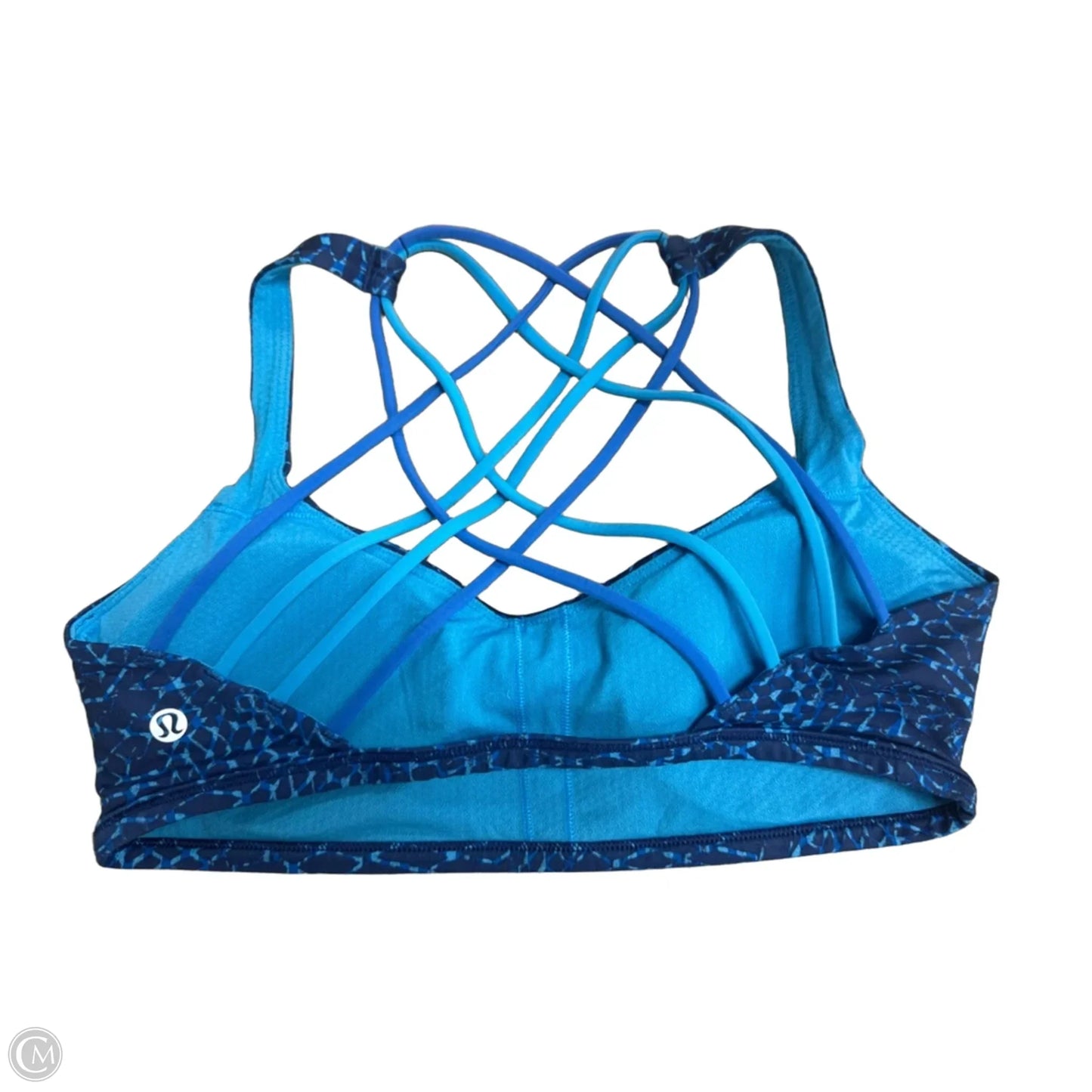 Athletic Bra By Lululemon In Blue, Size: 10