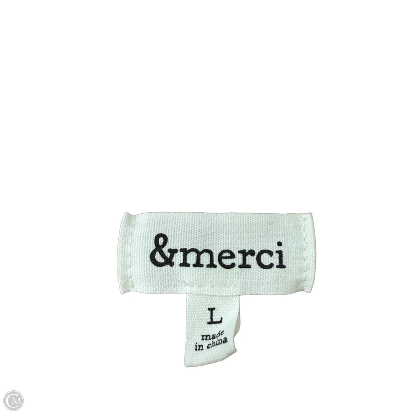 Sweater By &merci In Cream & Pink, Size: L