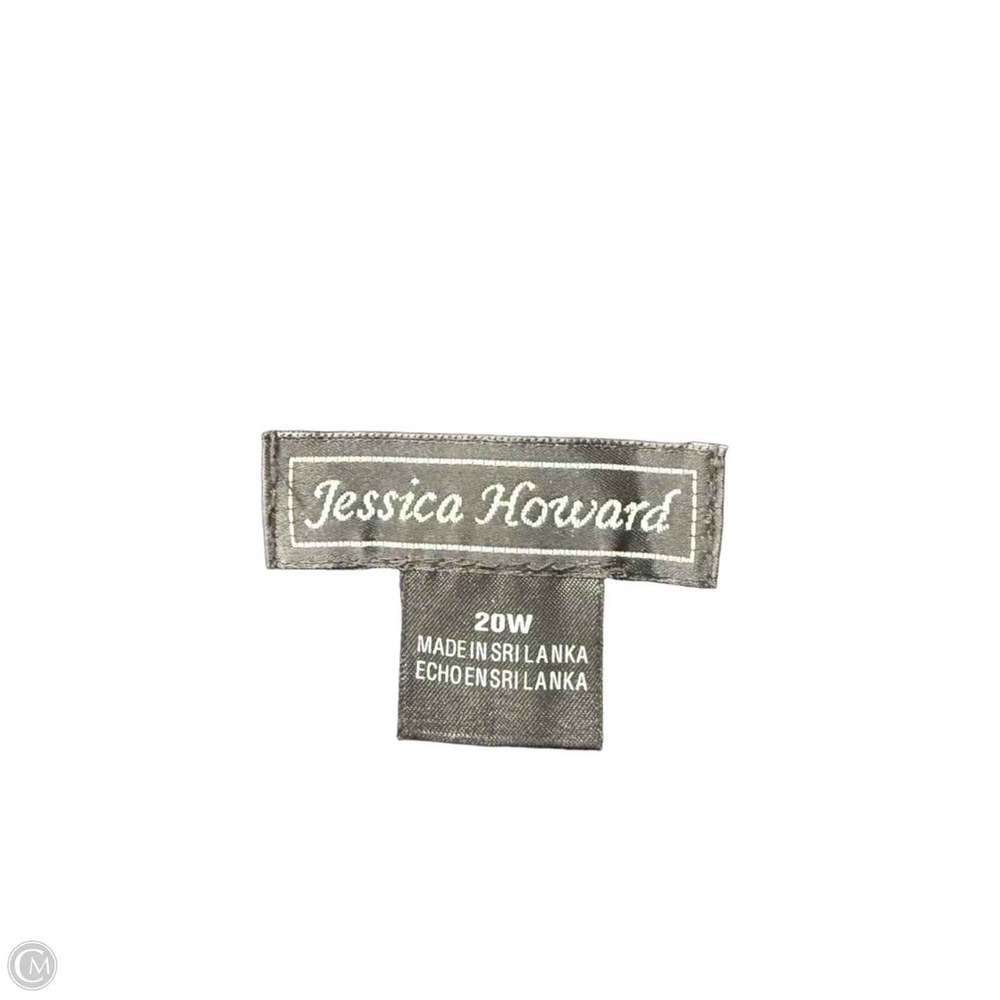 Dress Casual Midi By Jessica Howard In Black & White, Size: 20