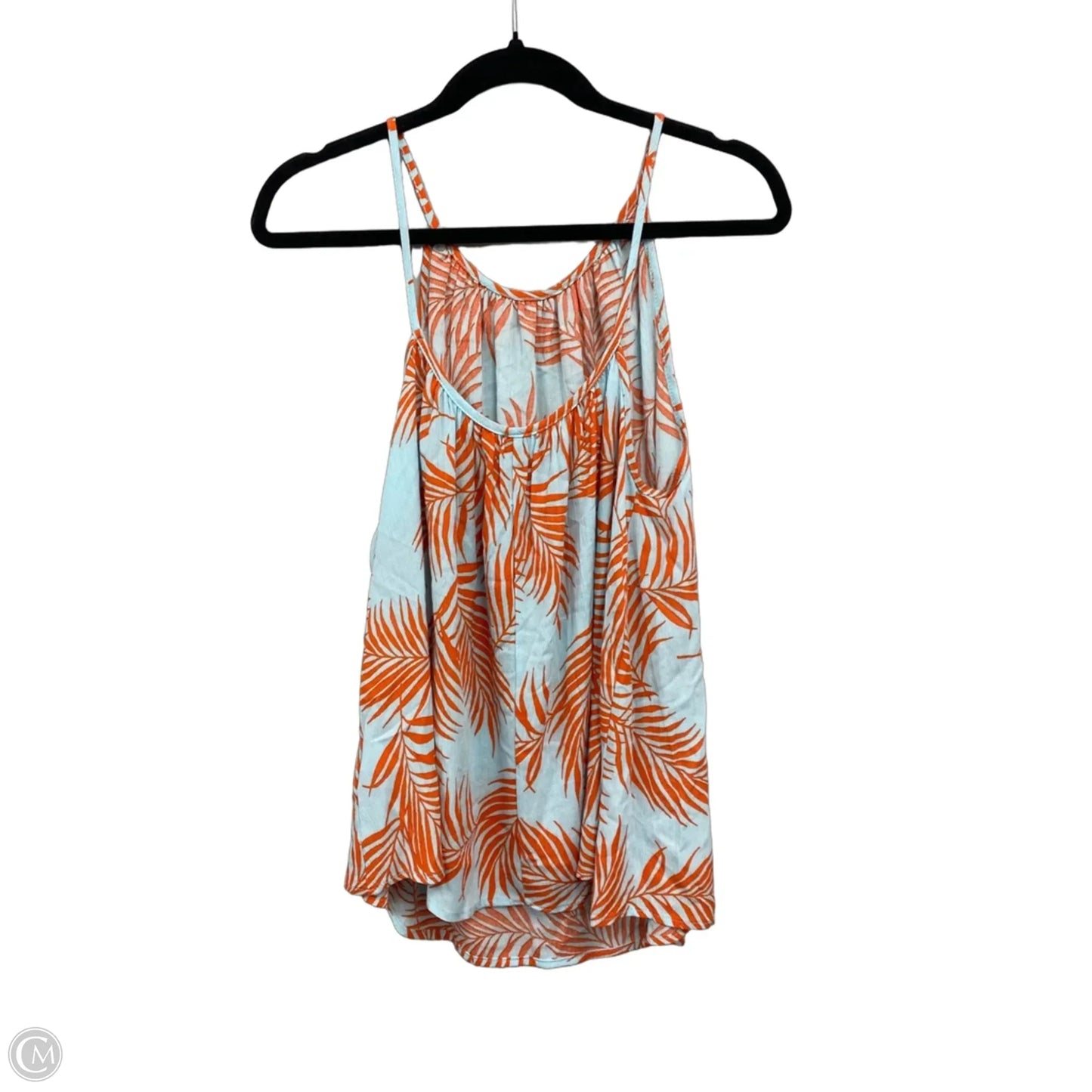 Top Sleeveless By Clothes Mentor In Blue & Orange, Size: S