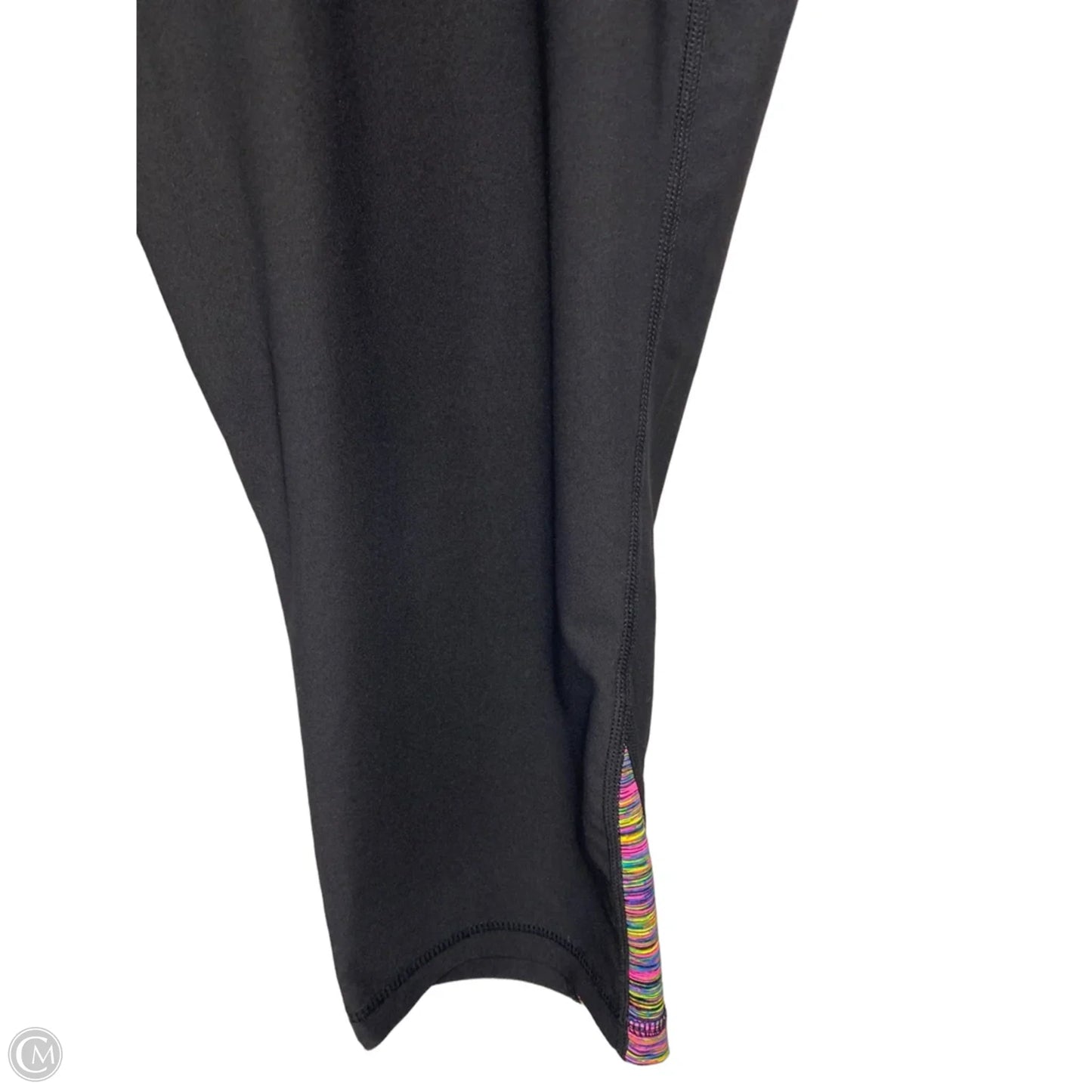 Athletic Leggings By Xersion In Black & Pink, Size: 3x