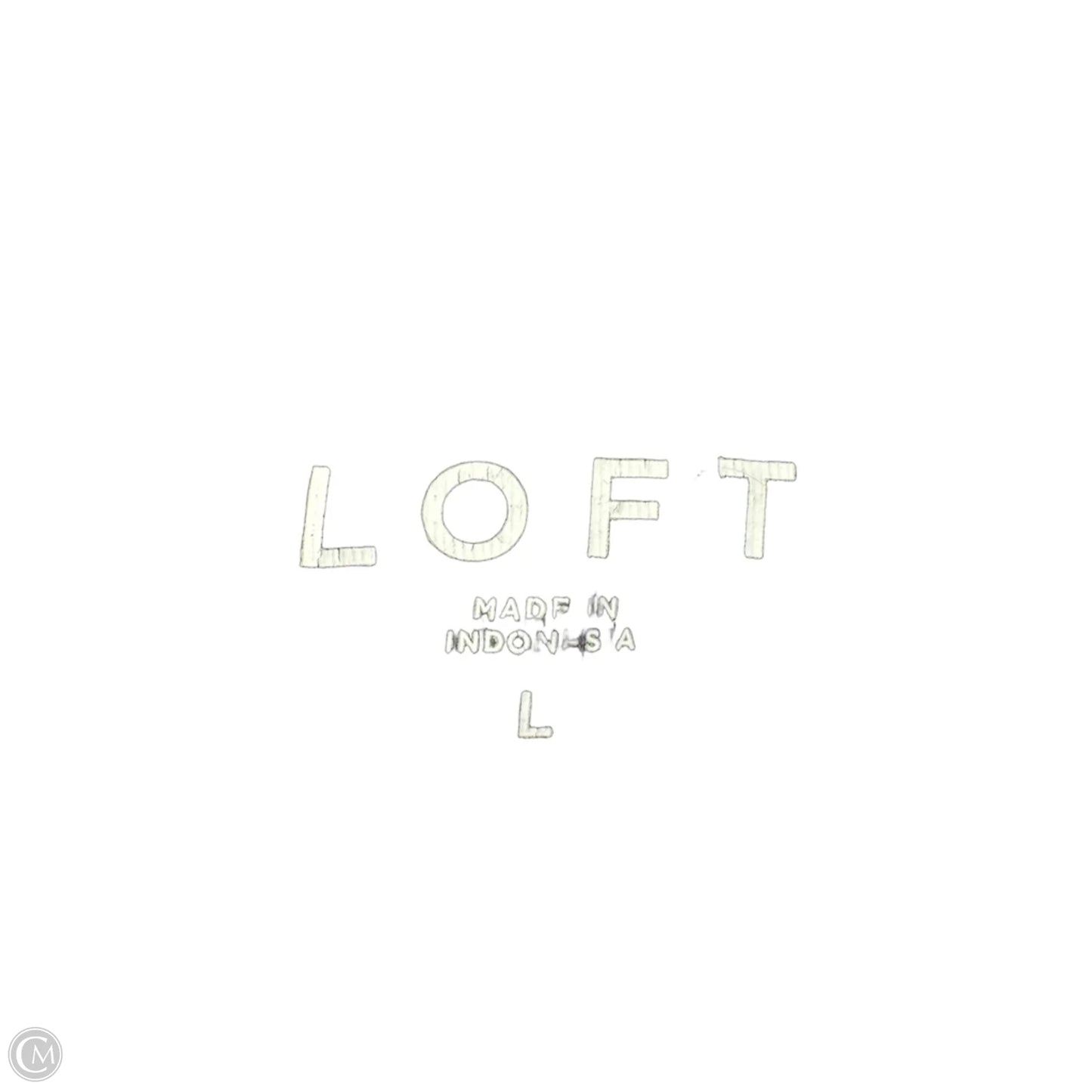 Top Long Sleeve By Loft In Black, Size: L