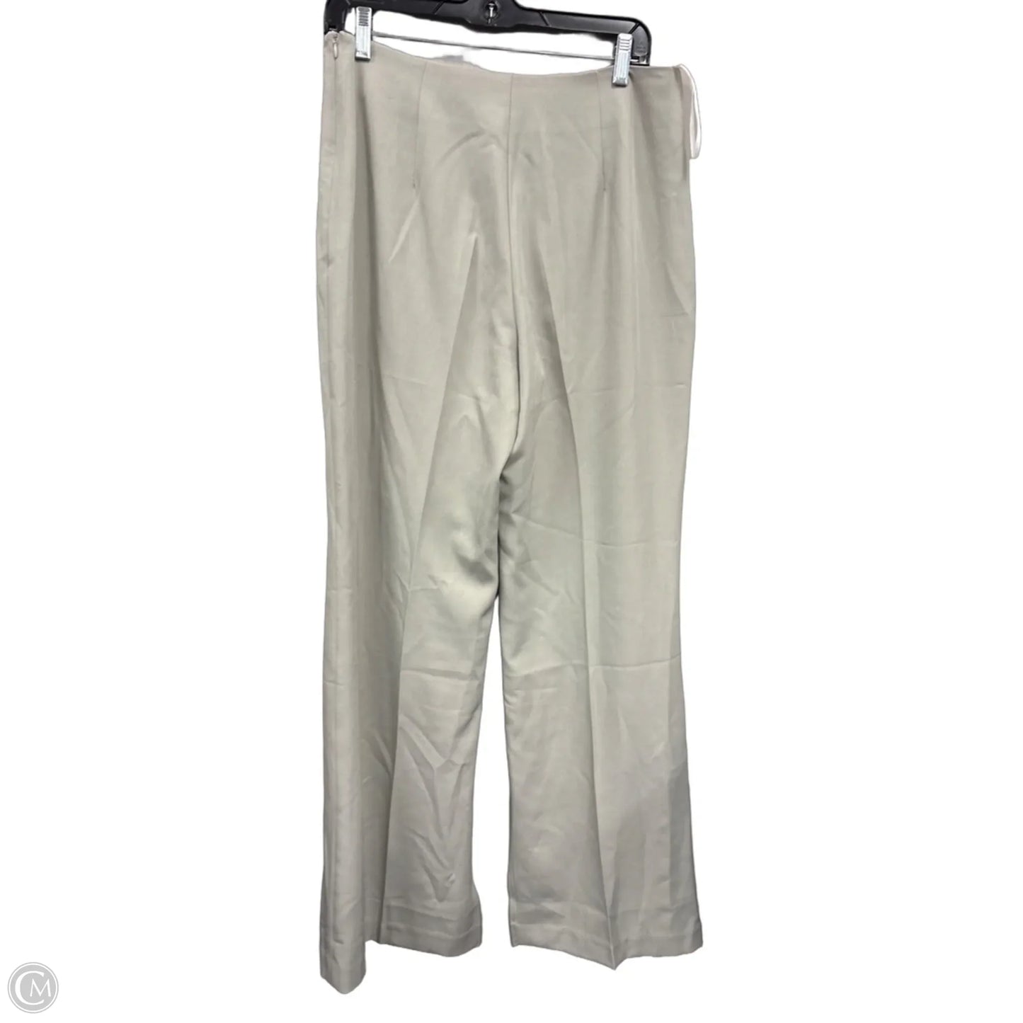 Pants Wide Leg By Commense In Tan, Size: L
