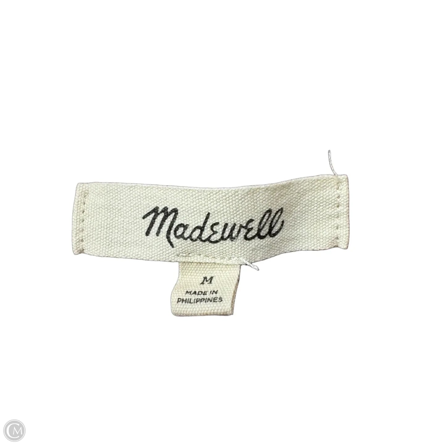 Top Short Sleeve By Madewell In Mauve, Size: M