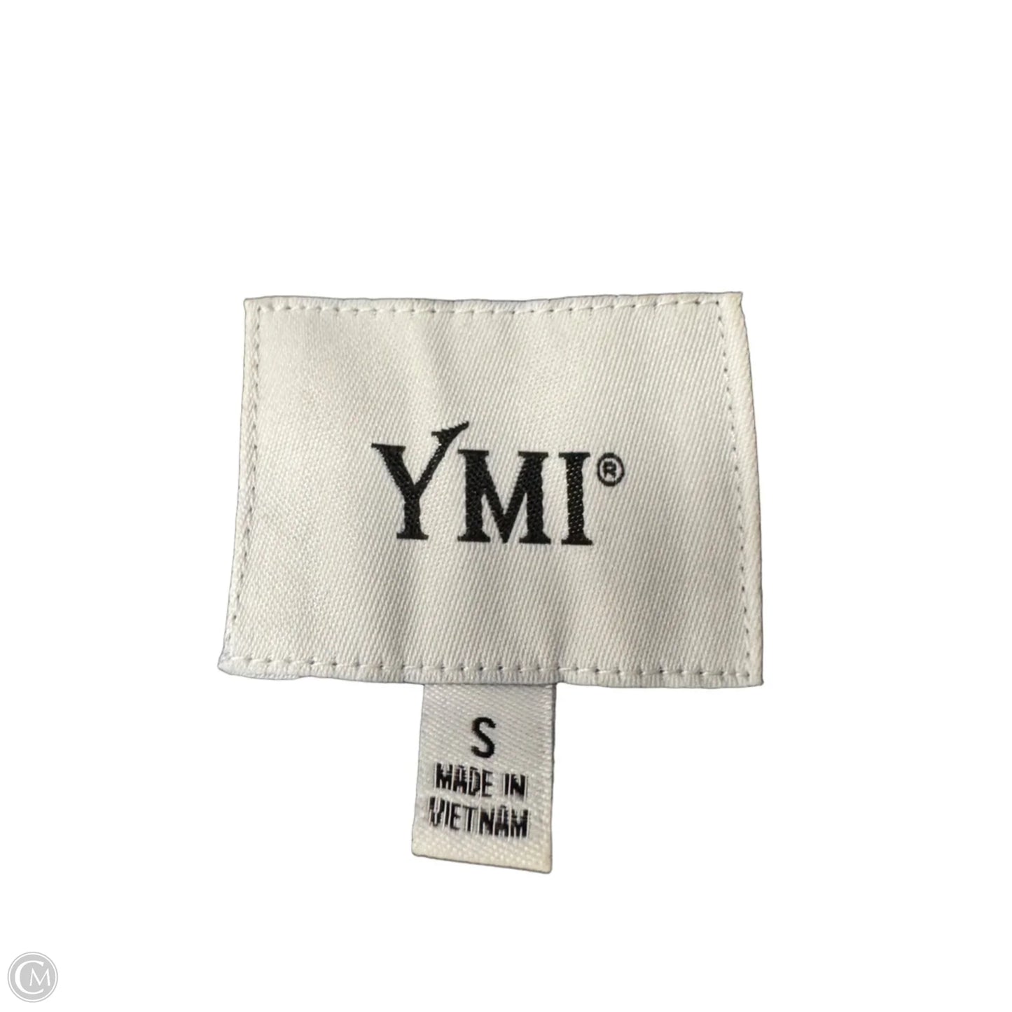 Jacket Shirt By Ymi In Black & Blue, Size: S