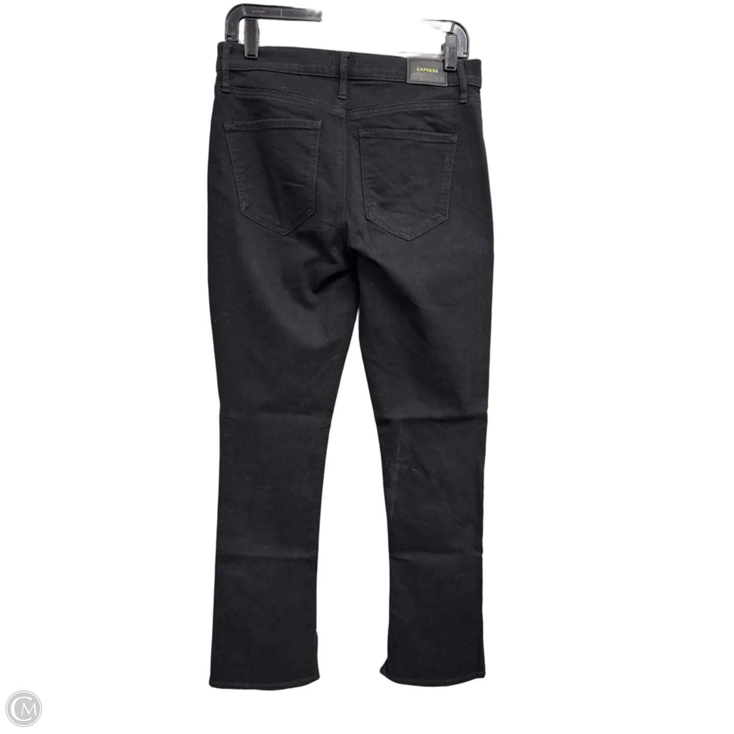 Jeans Flared By Express In Black, Size: 8
