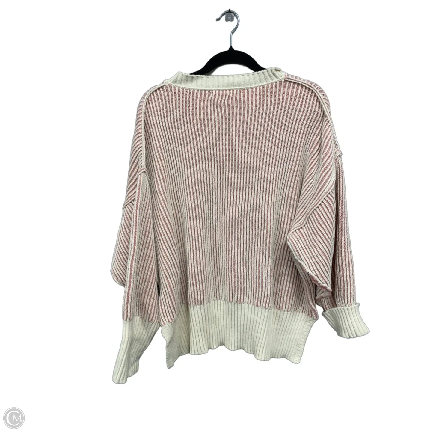 Sweater By Altard State In Cream & Pink, Size: M