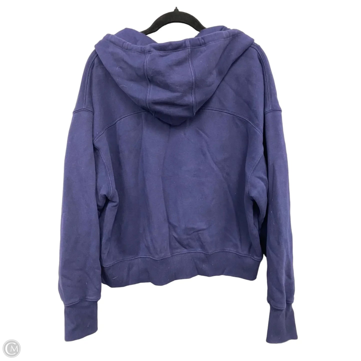 Sweatshirt Hoodie By Offline In Navy, Size: M