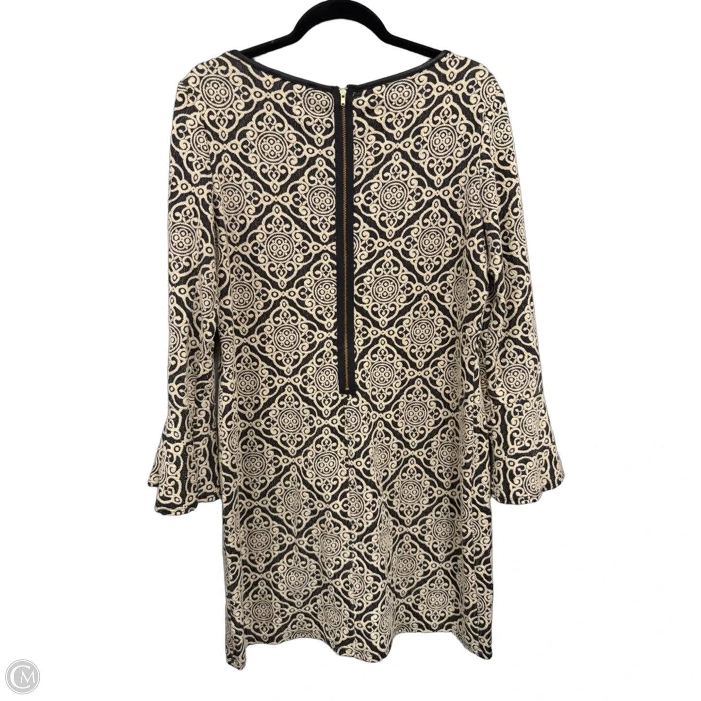 Dress Casual Short By Clothes Mentor In Black & Cream, Size: 14
