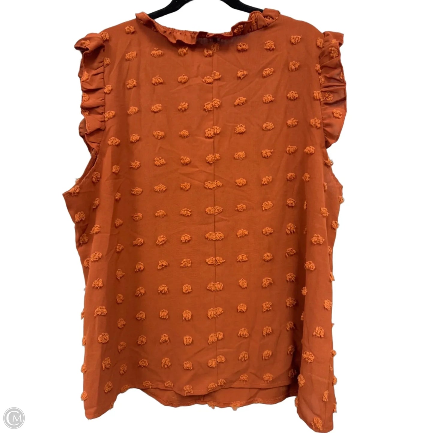 Top Sleeveless By Sheilay In Copper, Size: 3x