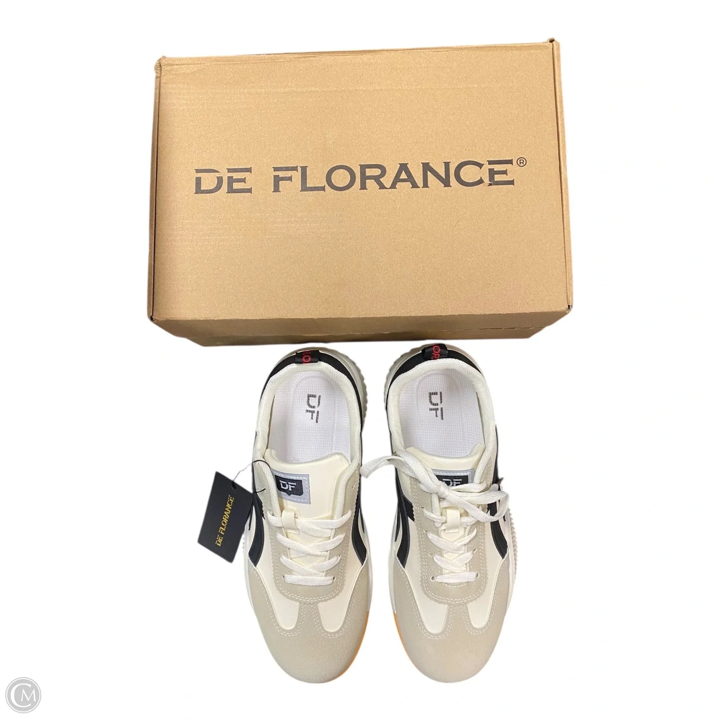 Shoes Sneakers By Cmb In Black & Cream, Size: 10