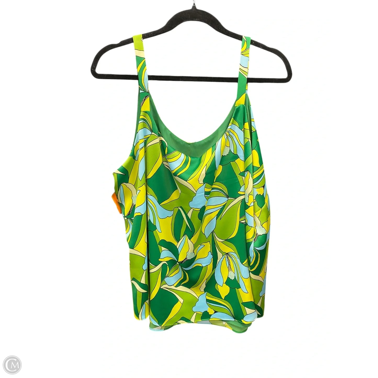 Top Sleeveless By Bar Iii In Geometric Pattern, Size: 2x
