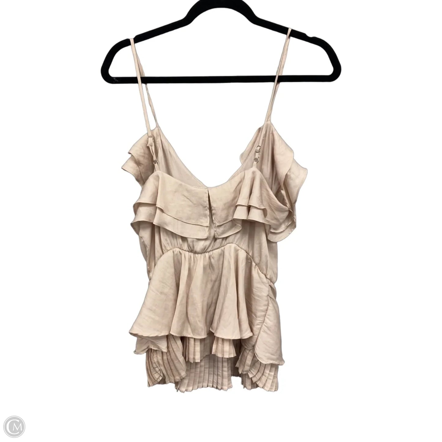 Blouse Sleeveless By Do + Be In Cream, Size: S