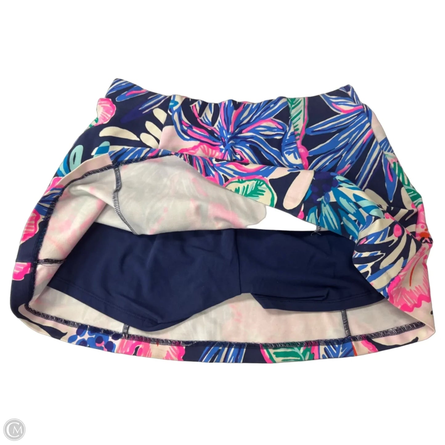 Skort Designer By Lilly Pulitzer In Blue & Pink, Size: L